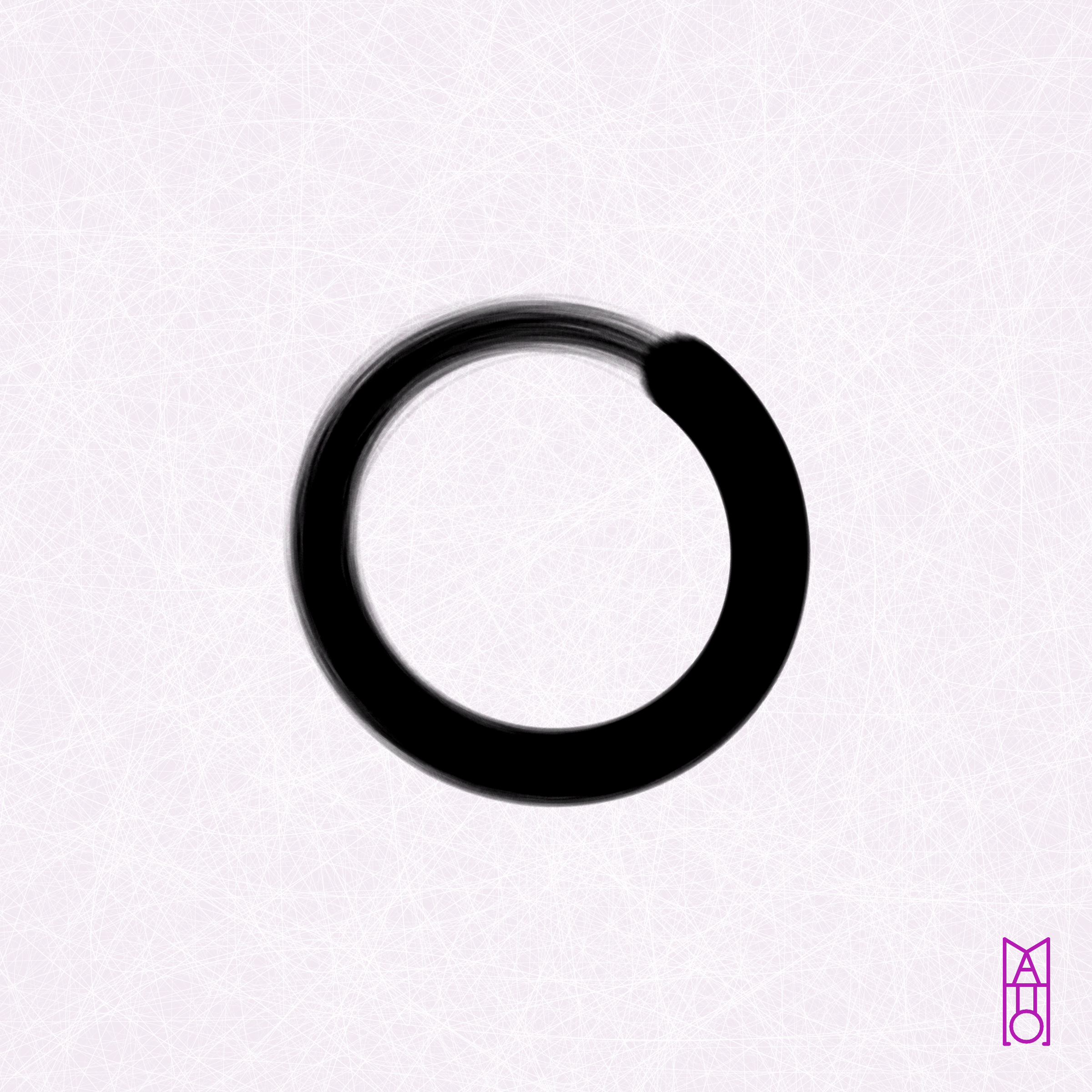 Art Blocks - Art Blocks v2 - Ensō #898 - NFT # 34000898