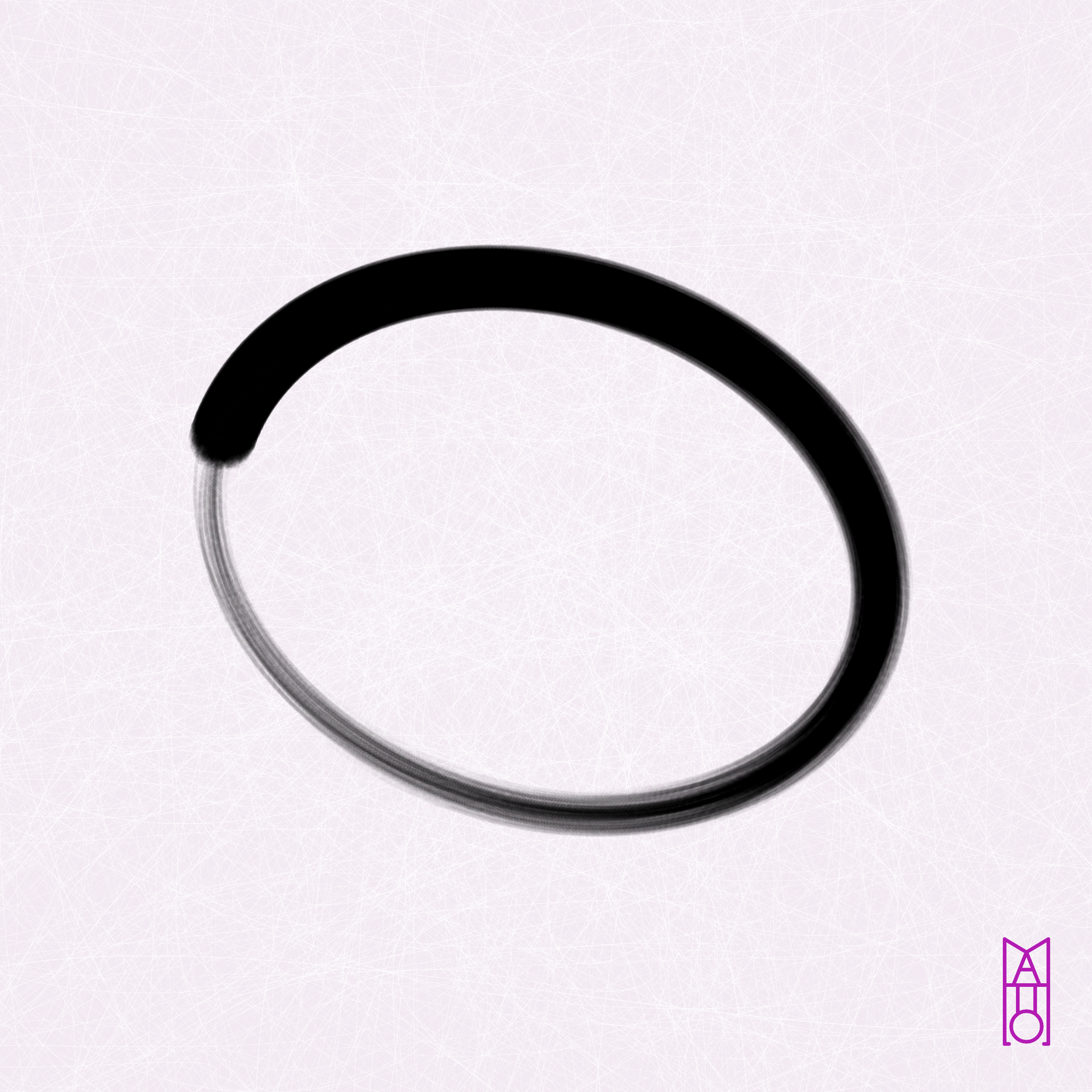 Art Blocks - Art Blocks v2 - Ensō #900 - NFT # 34000900