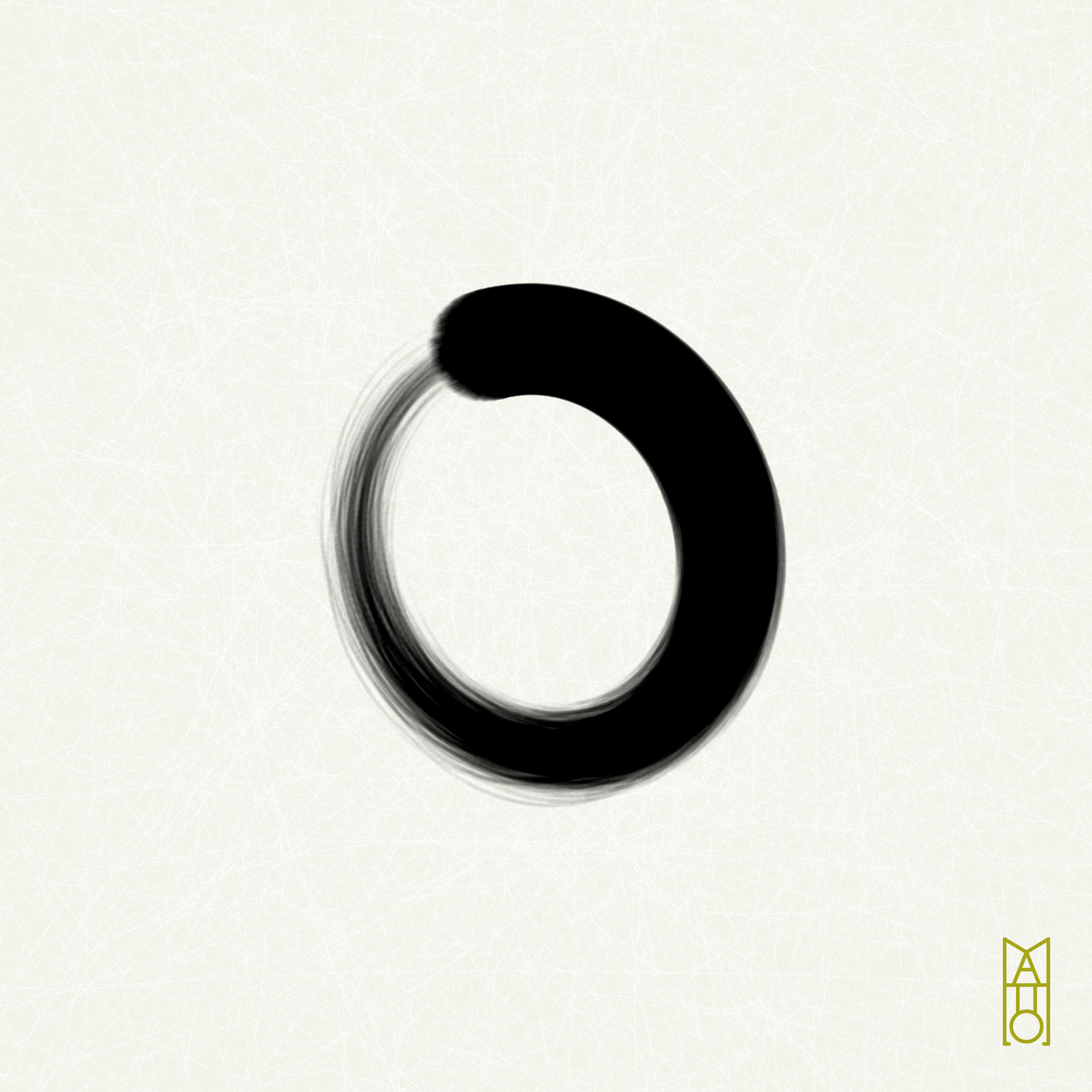 Art Blocks - Art Blocks v2 - Ensō #905 - NFT # 34000905