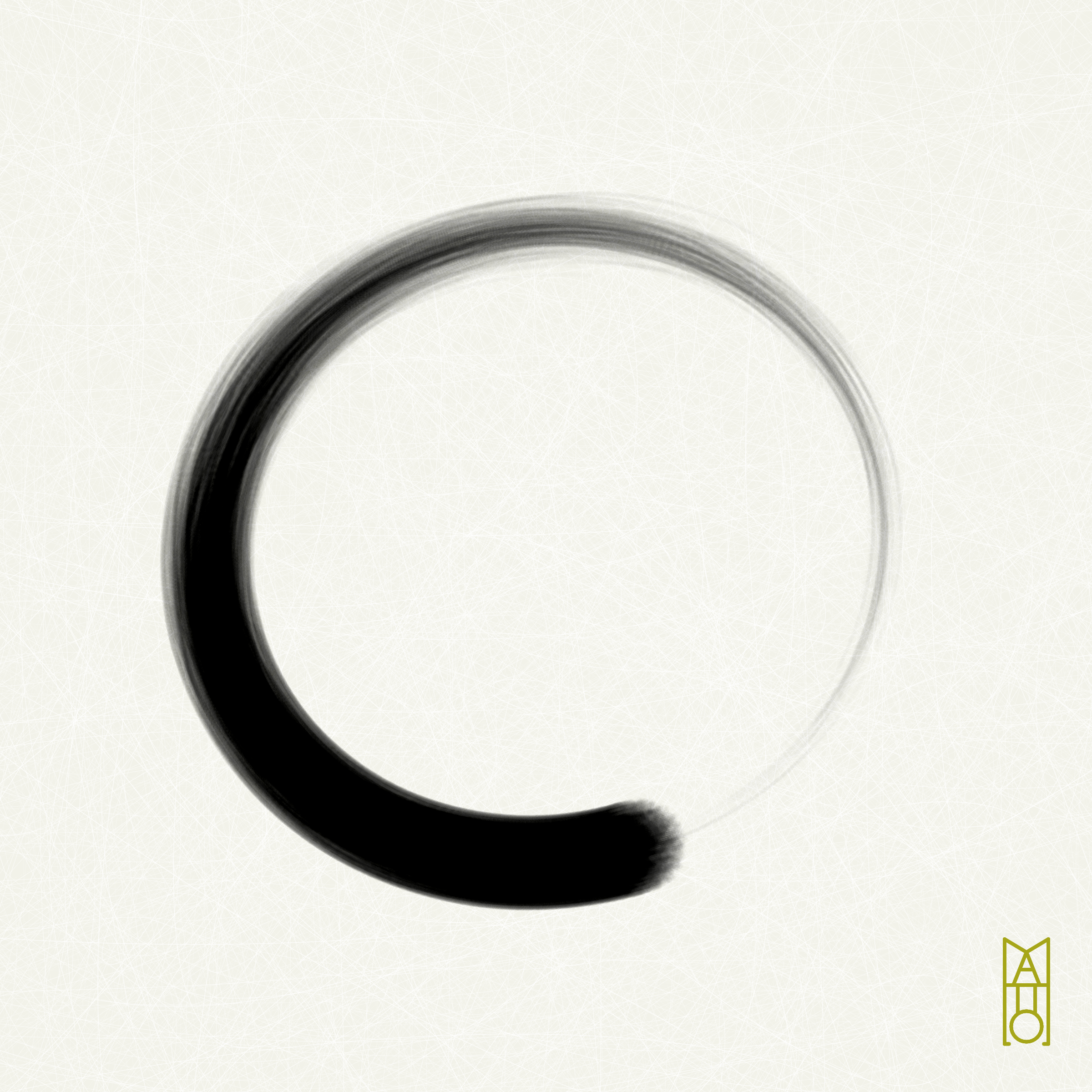 Art Blocks - Art Blocks v2 - Ensō #906 - NFT # 34000906