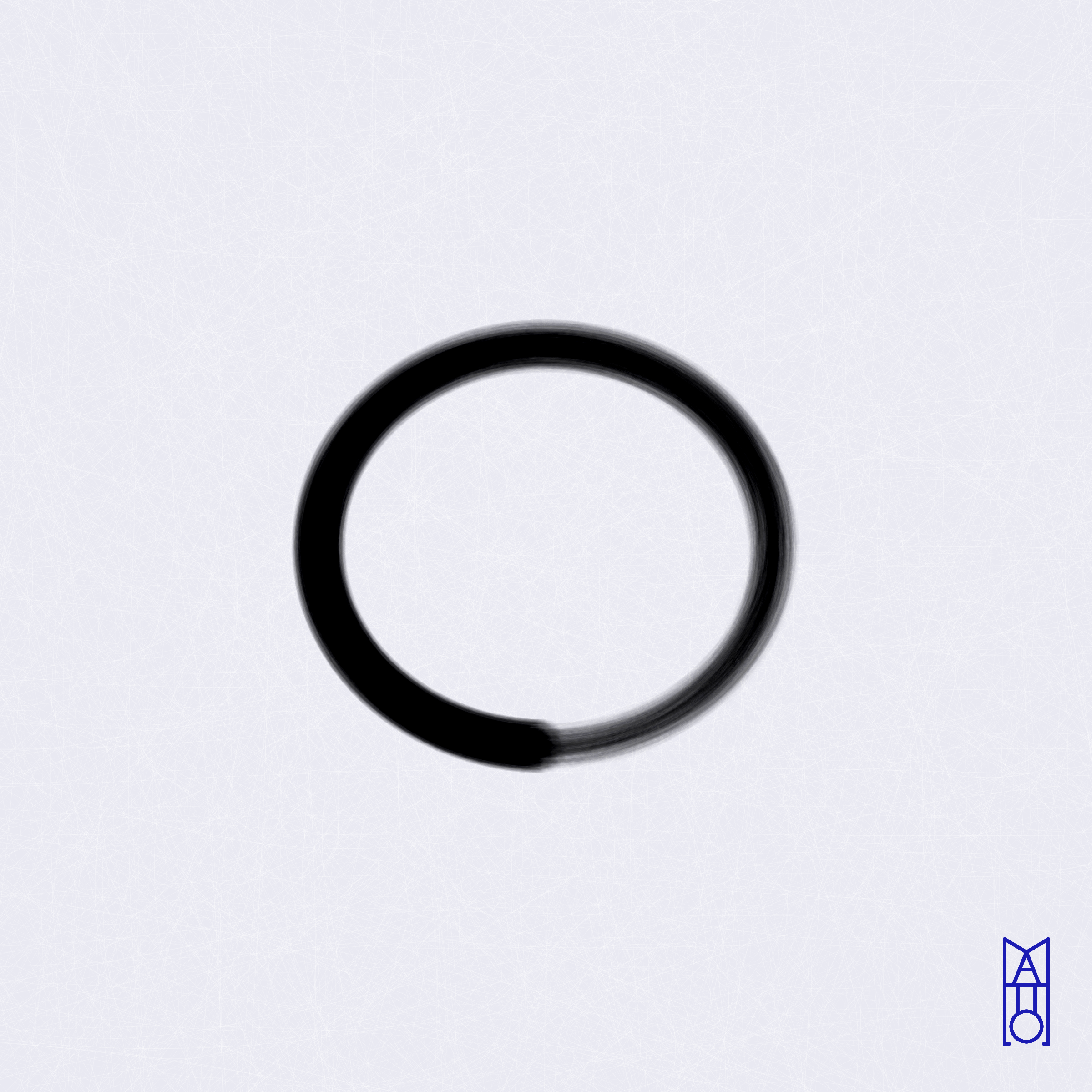 Art Blocks - Art Blocks v2 - Ensō #907 - NFT # 34000907