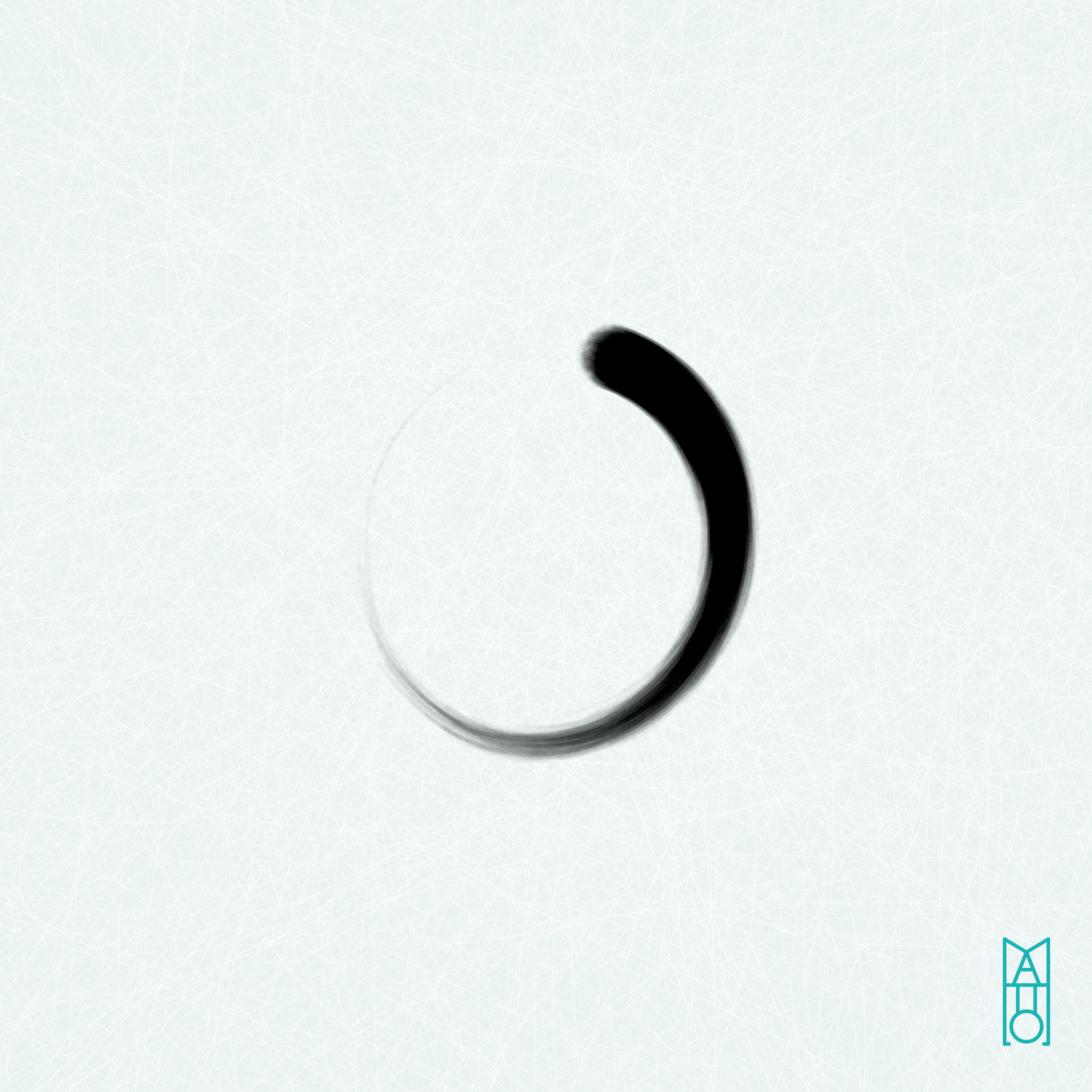 Art Blocks - Art Blocks v2 - Ensō #908 - NFT # 34000908