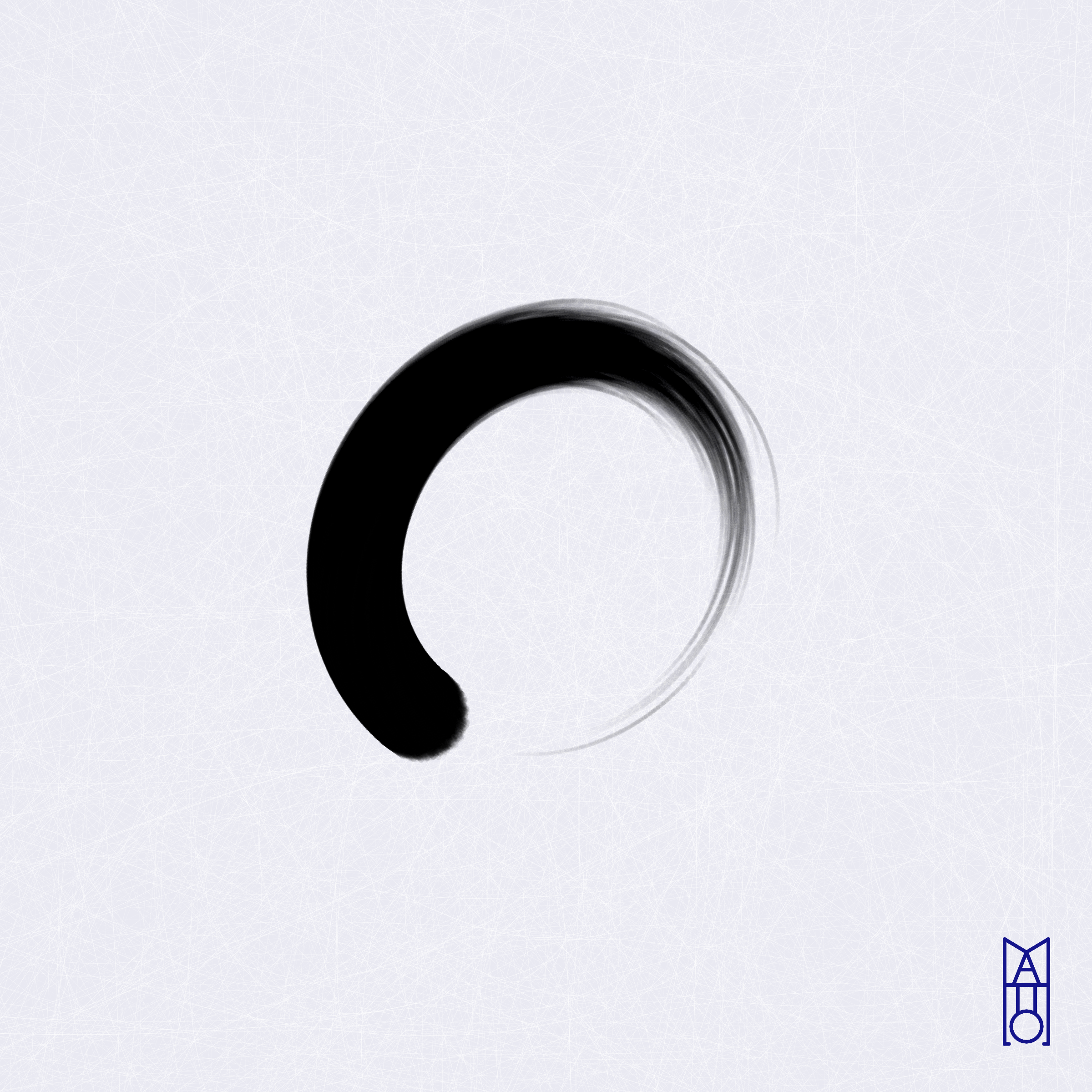 Art Blocks - Art Blocks v2 - Ensō #910 - NFT # 34000910