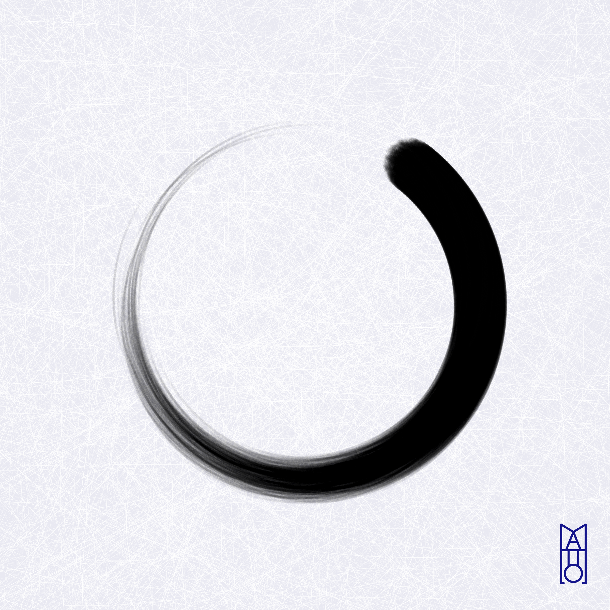 Art Blocks - Art Blocks v2 - Ensō #912 - NFT # 34000912