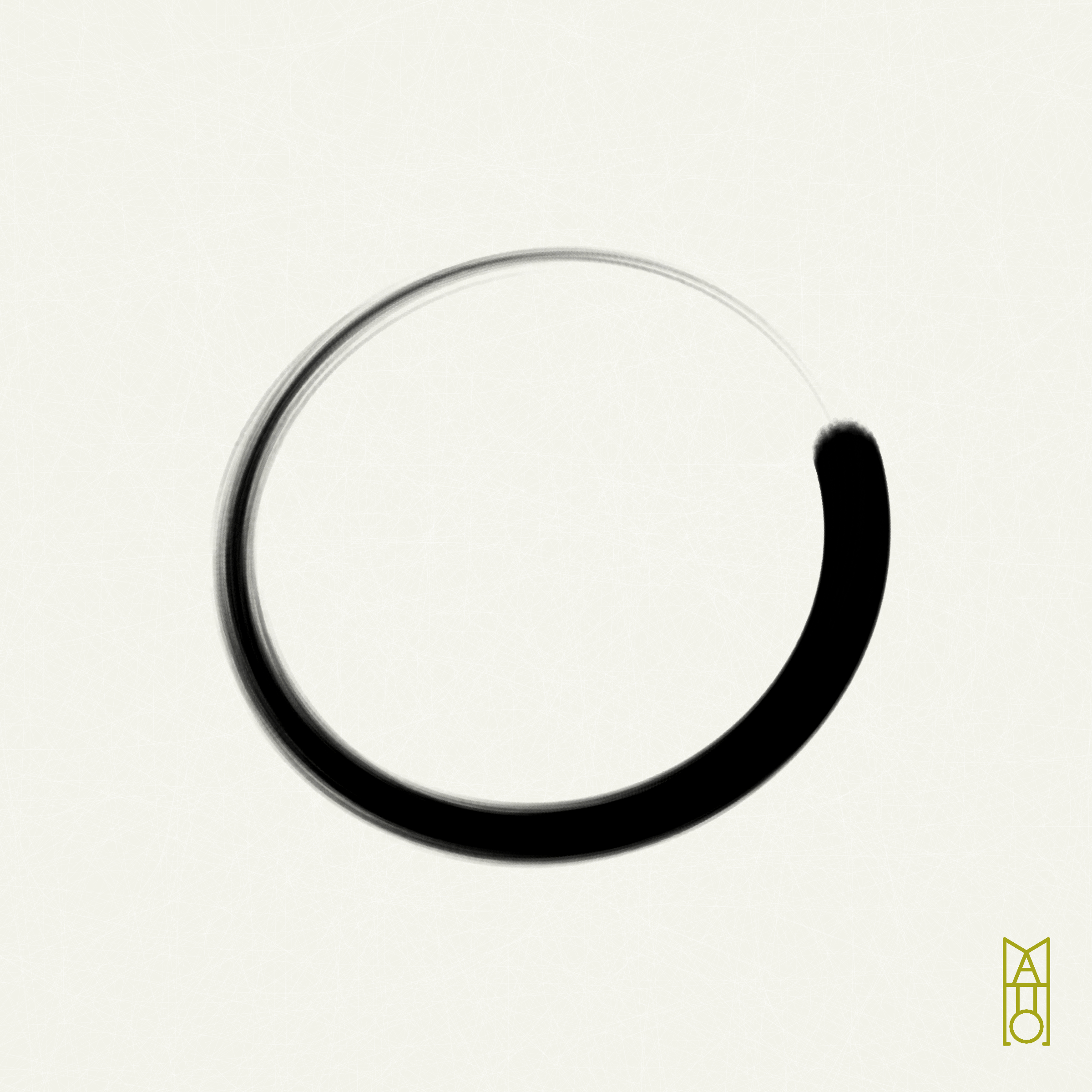 Art Blocks - Art Blocks v2 - Ensō #914 - NFT # 34000914