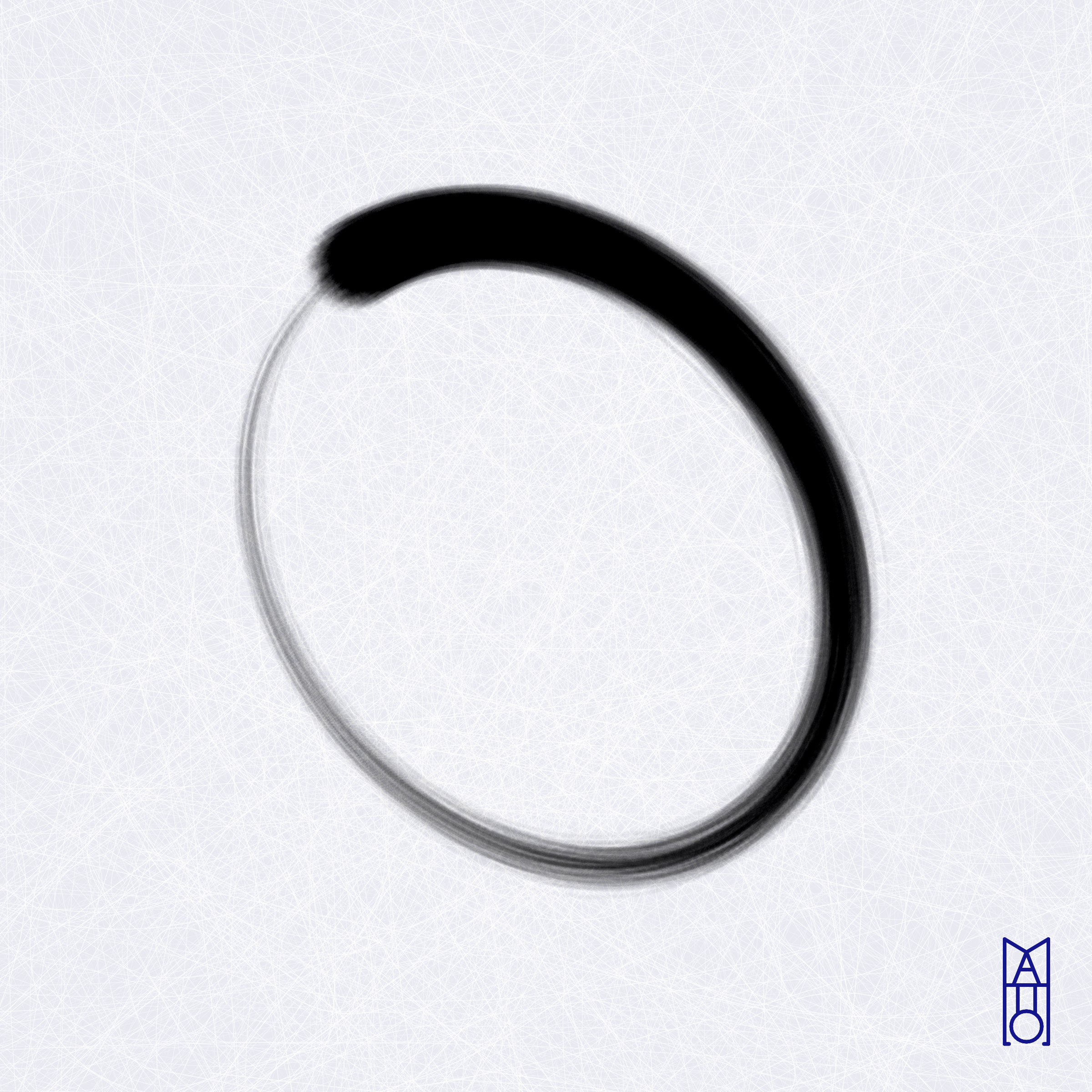 Art Blocks - Art Blocks v2 - Ensō #915 - NFT # 34000915