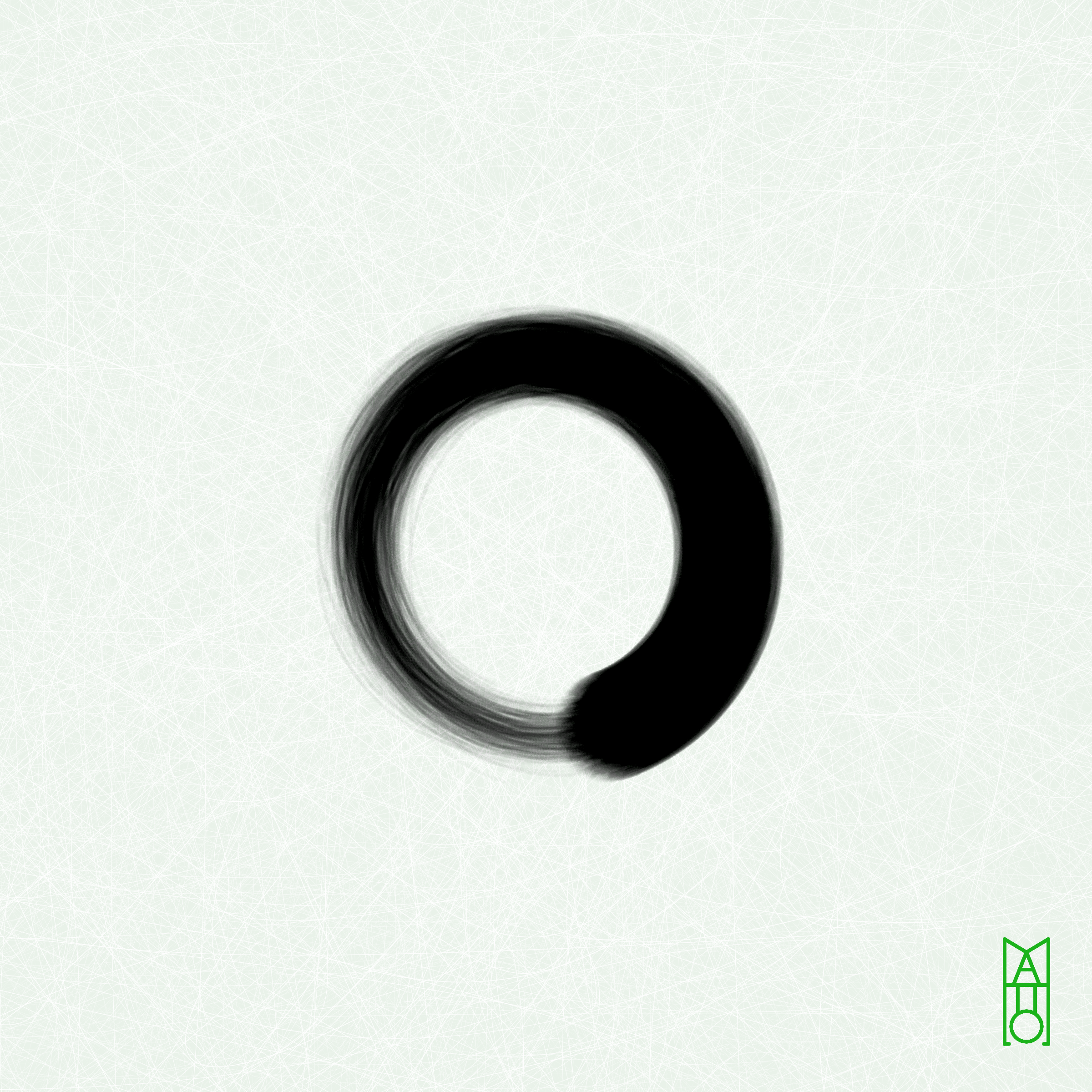 Art Blocks - Art Blocks v2 - Ensō #920 - NFT # 34000920