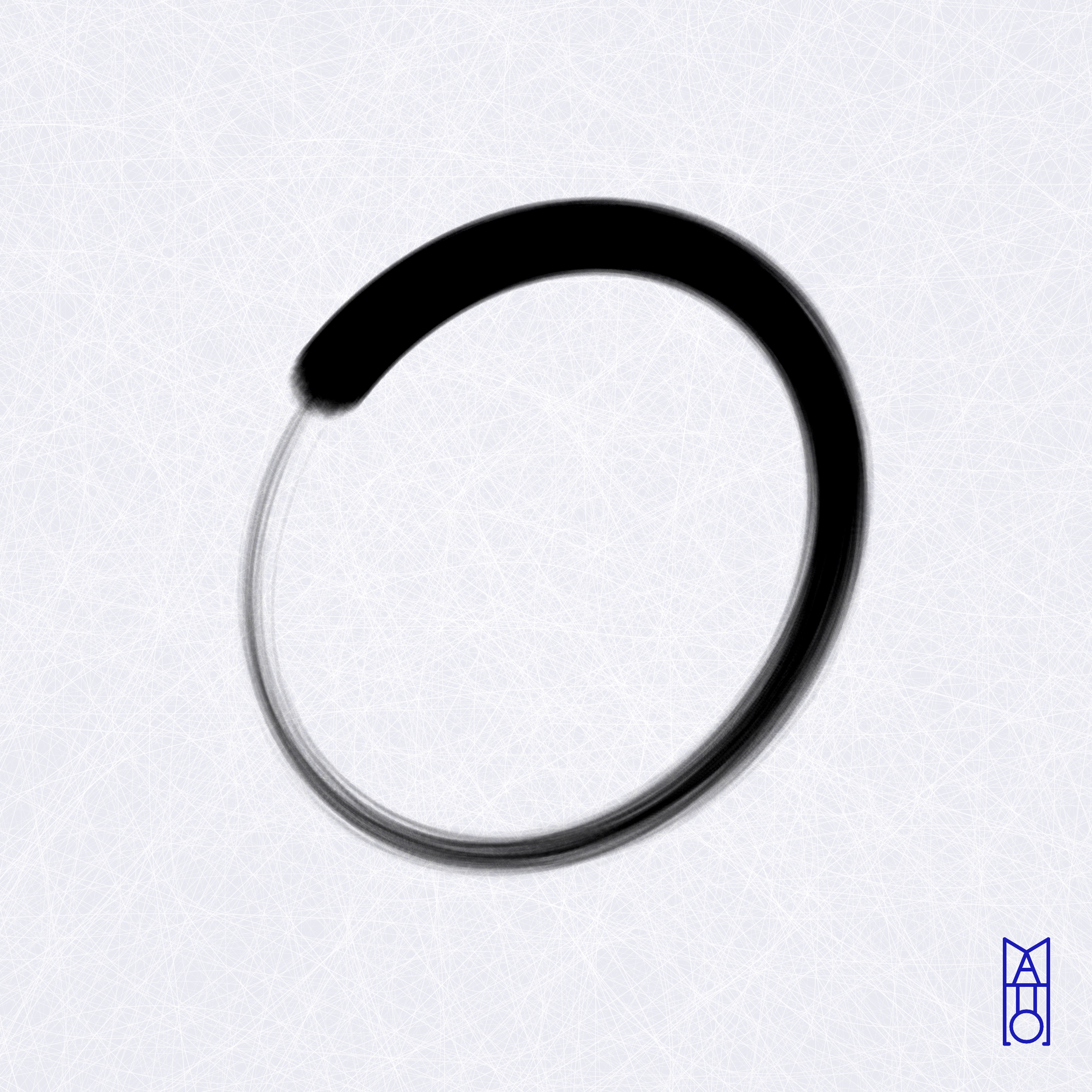 Art Blocks - Art Blocks v2 - Ensō #921 - NFT # 34000921