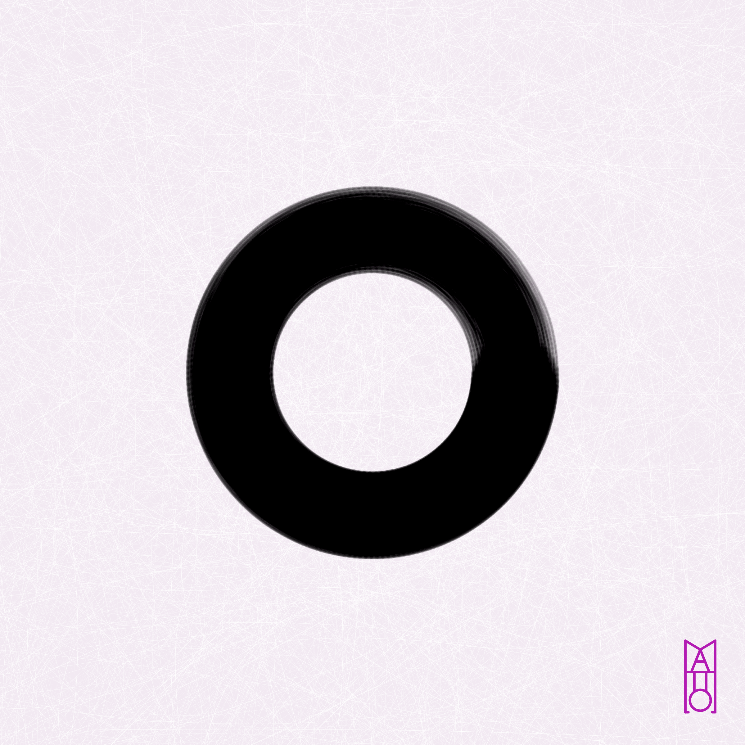 Art Blocks - Art Blocks v2 - Ensō #922 - NFT # 34000922