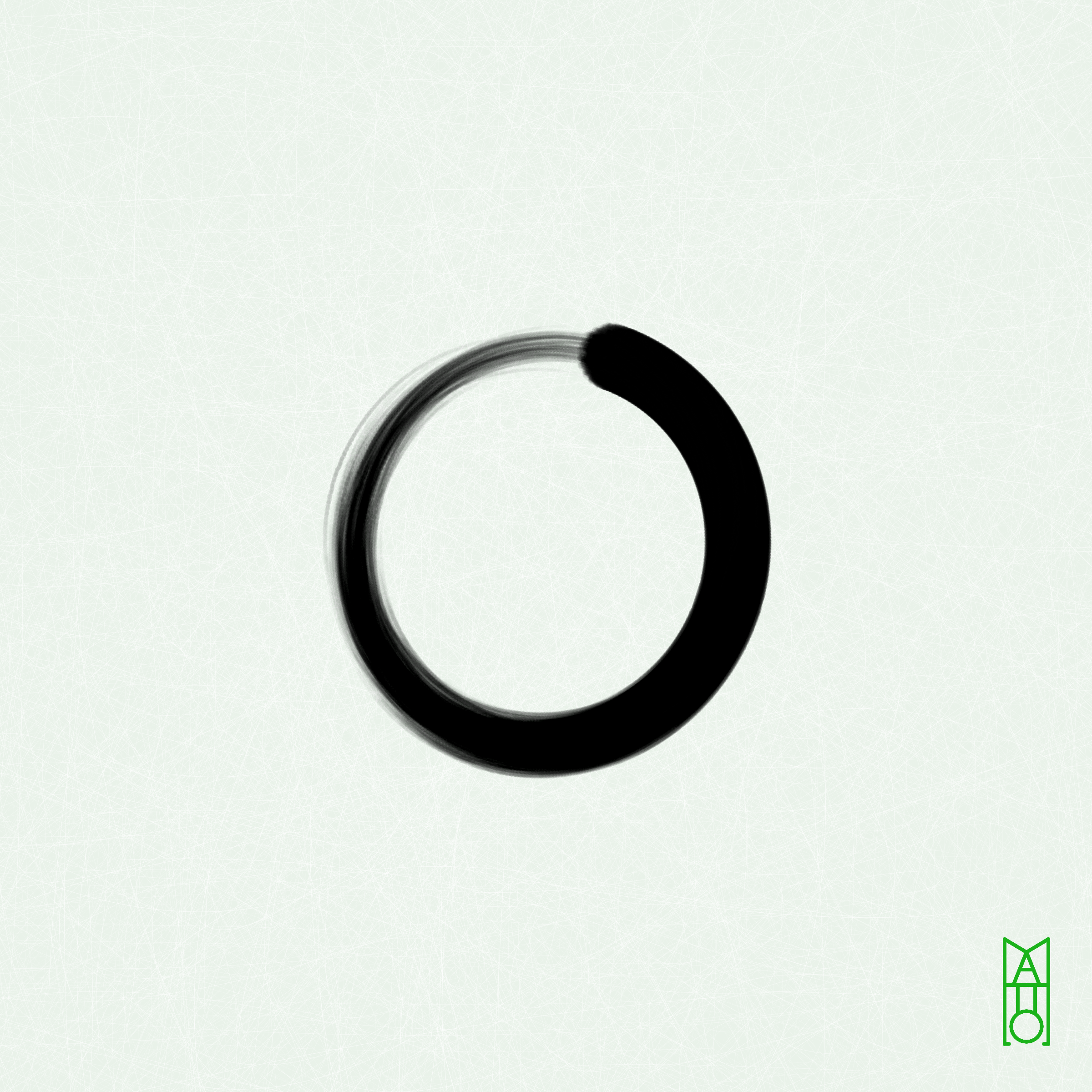 Art Blocks - Art Blocks v2 - Ensō #923 - NFT # 34000923