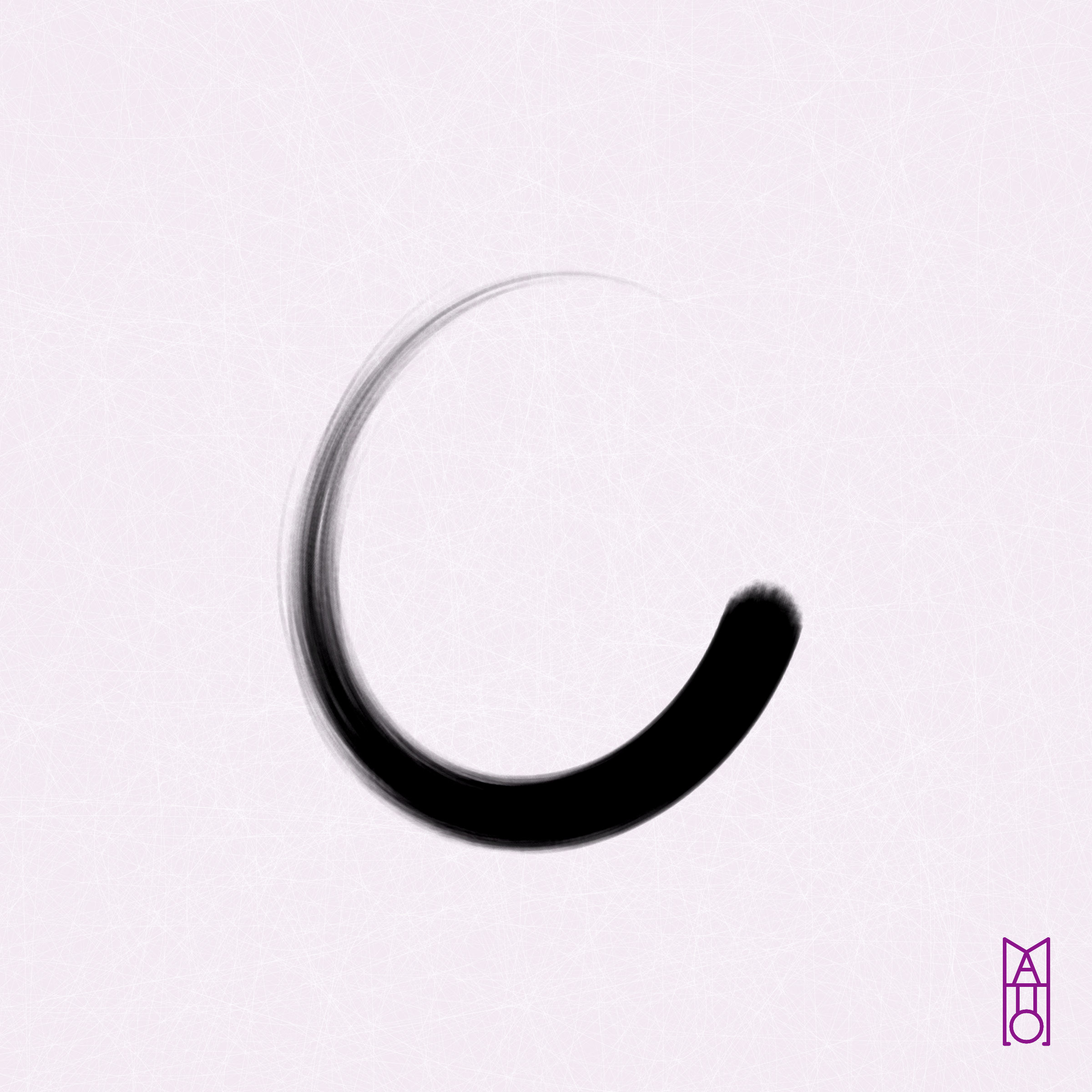 Art Blocks - Art Blocks v2 - Ensō #924 - NFT # 34000924