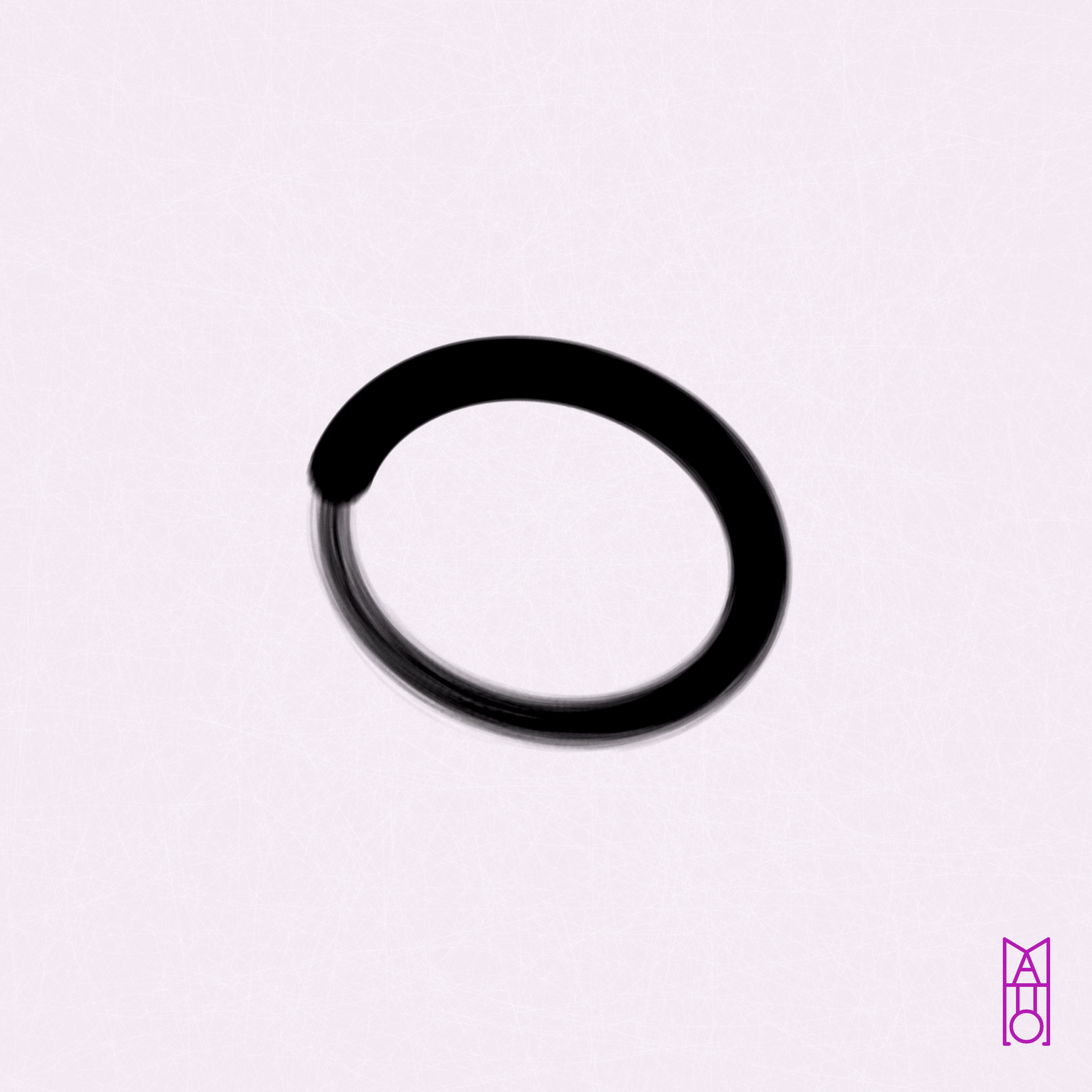 Art Blocks - Art Blocks v2 - Ensō #929 - NFT # 34000929