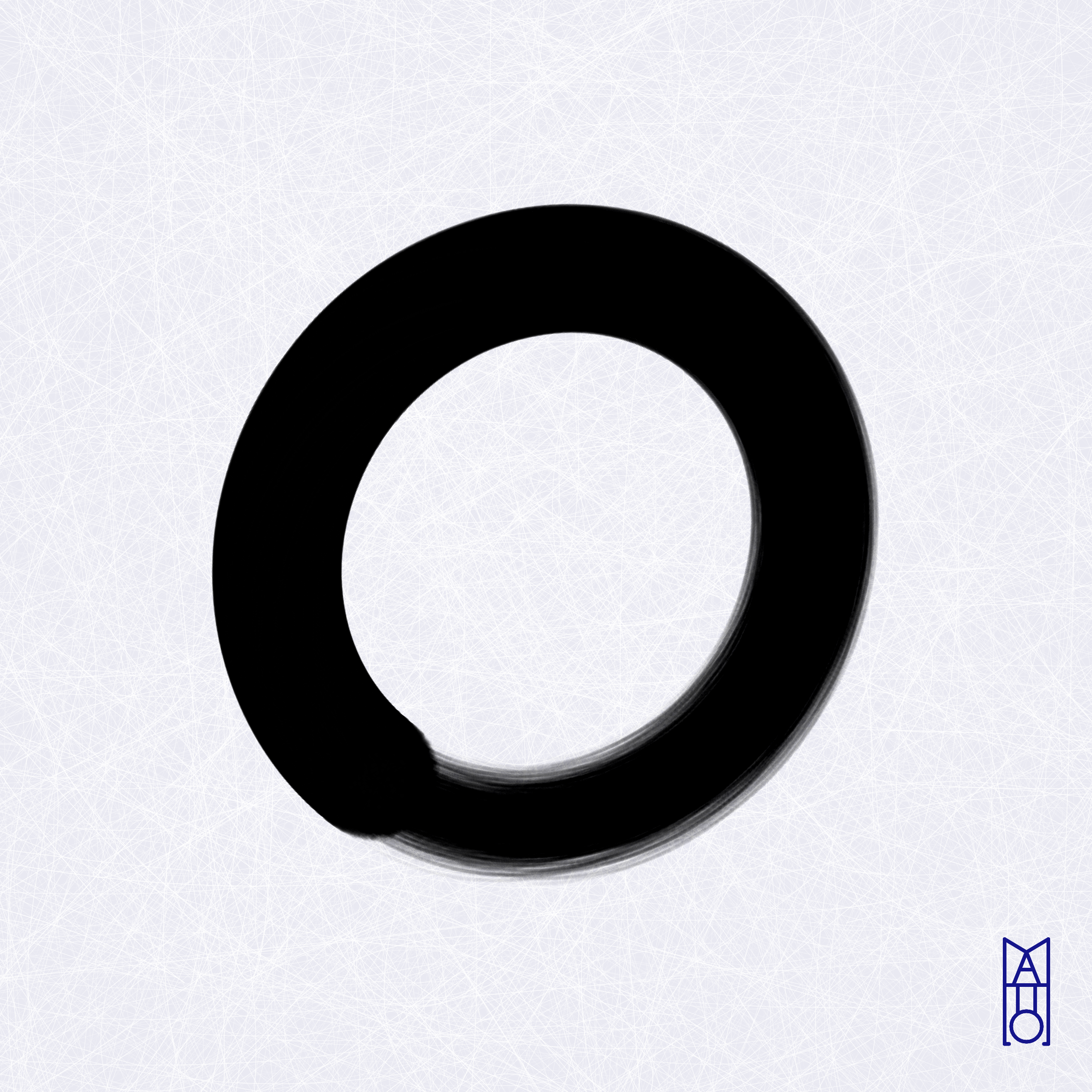 Art Blocks - Art Blocks v2 - Ensō #930 - NFT # 34000930