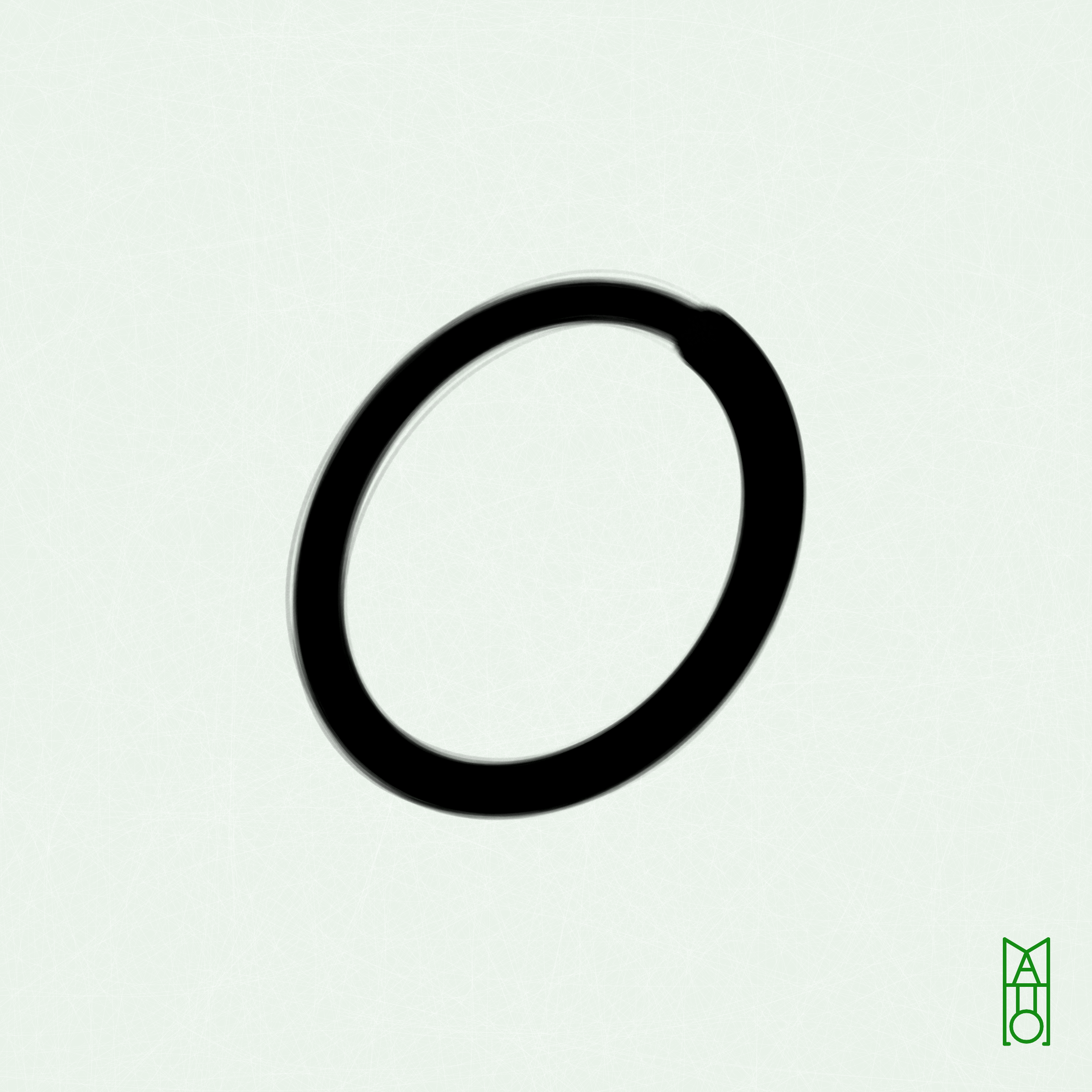 Art Blocks - Art Blocks v2 - Ensō #931 - NFT # 34000931