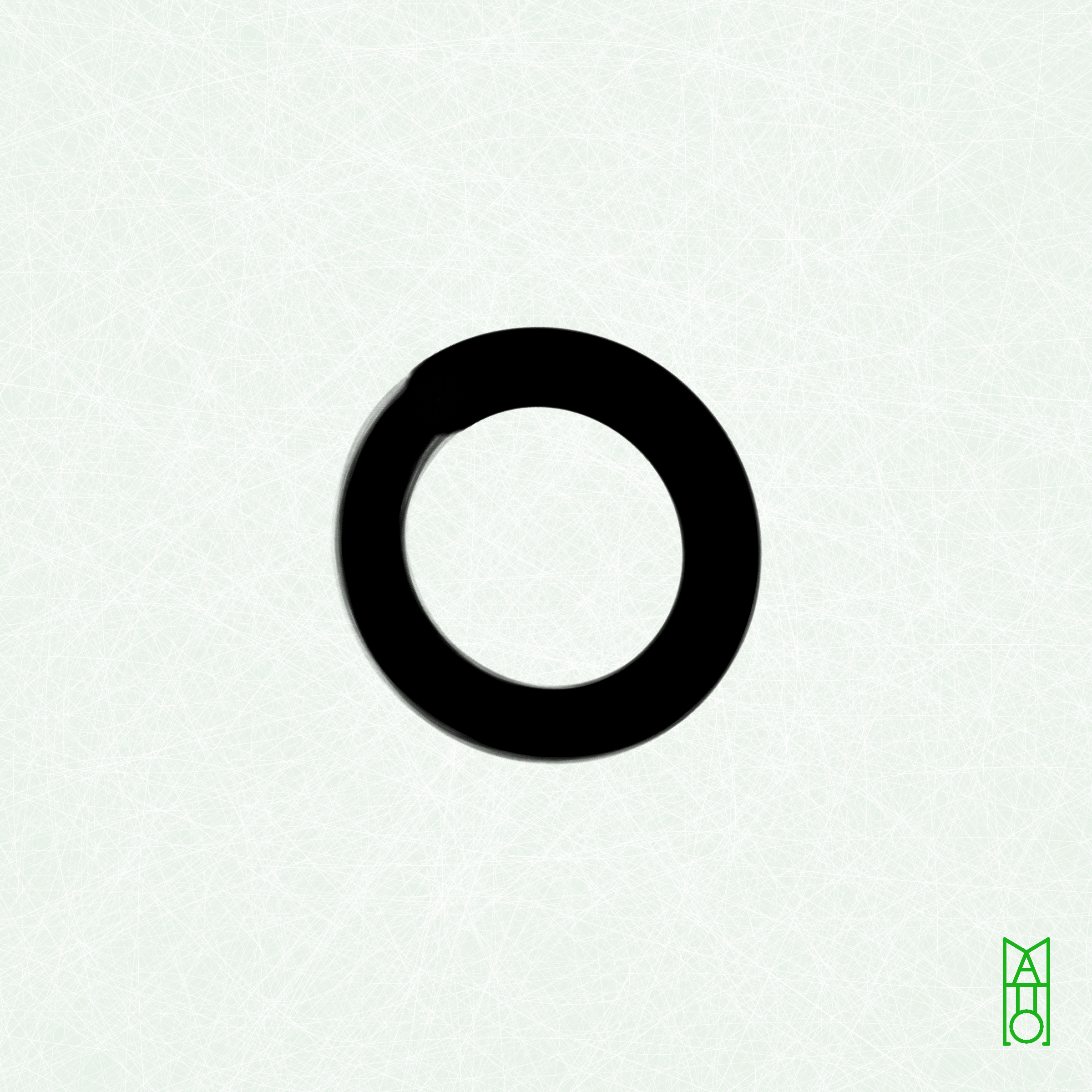 Art Blocks - Art Blocks v2 - Ensō #932 - NFT # 34000932