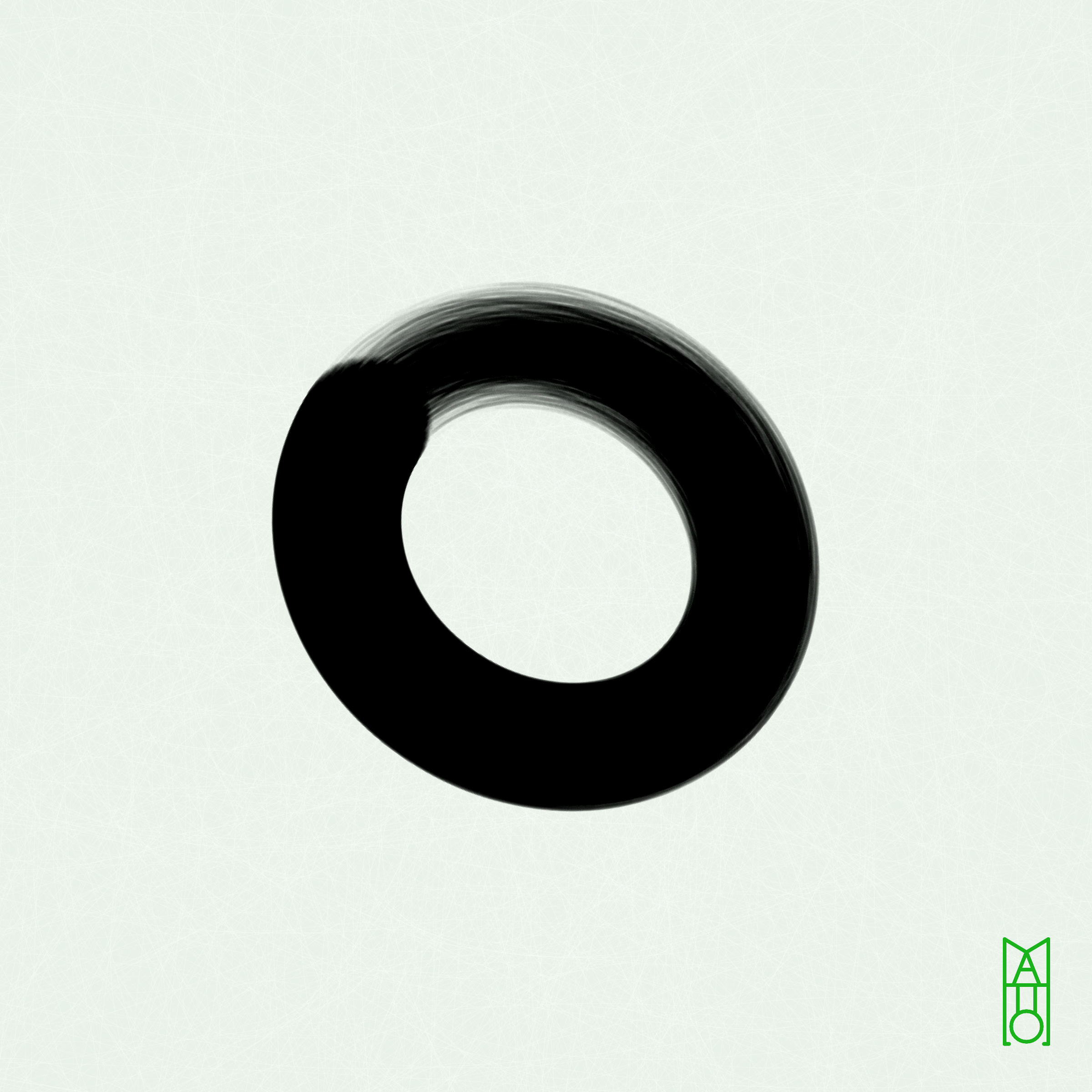 Art Blocks - Art Blocks v2 - Ensō #937 - NFT # 34000937