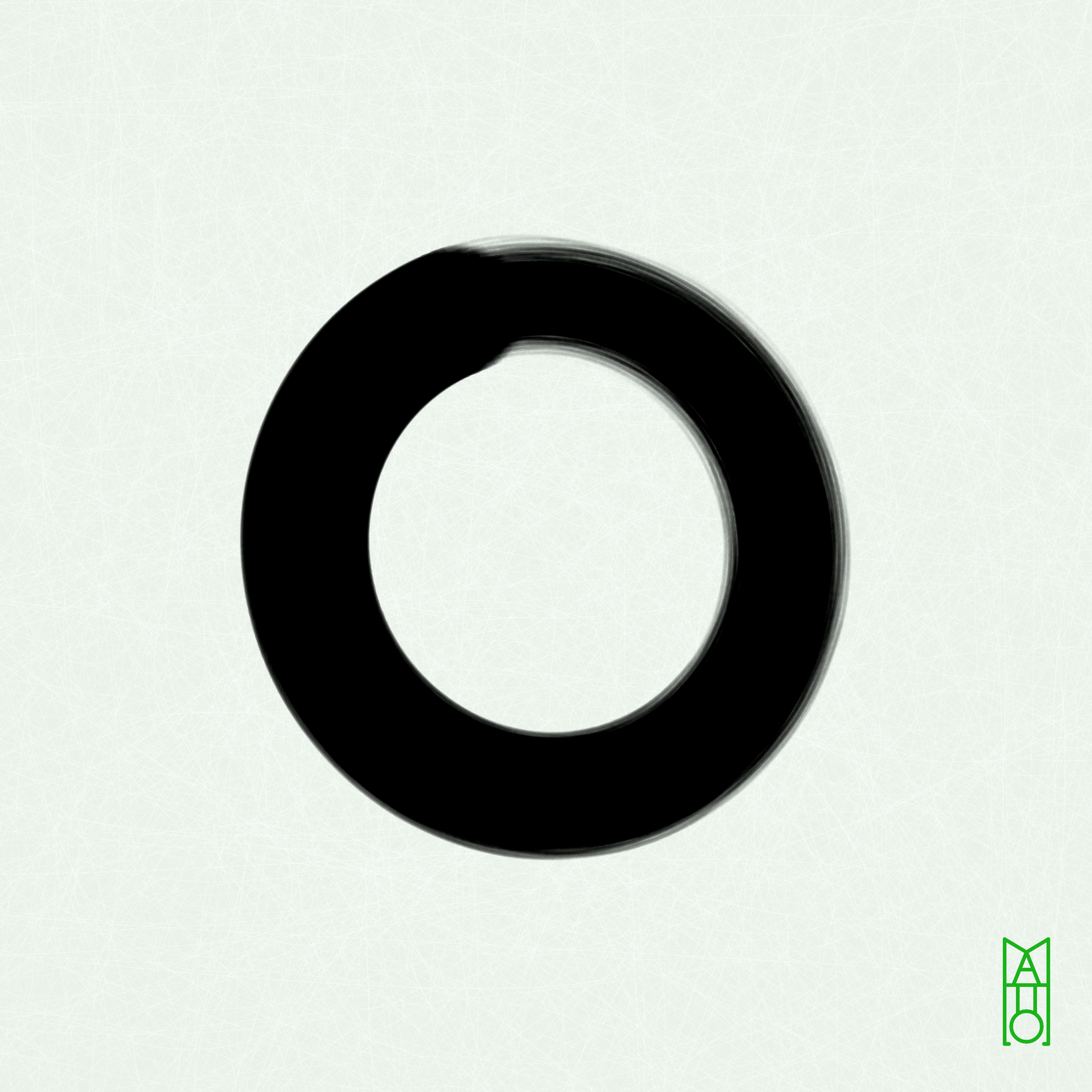 Art Blocks - Art Blocks v2 - Ensō #938 - NFT # 34000938