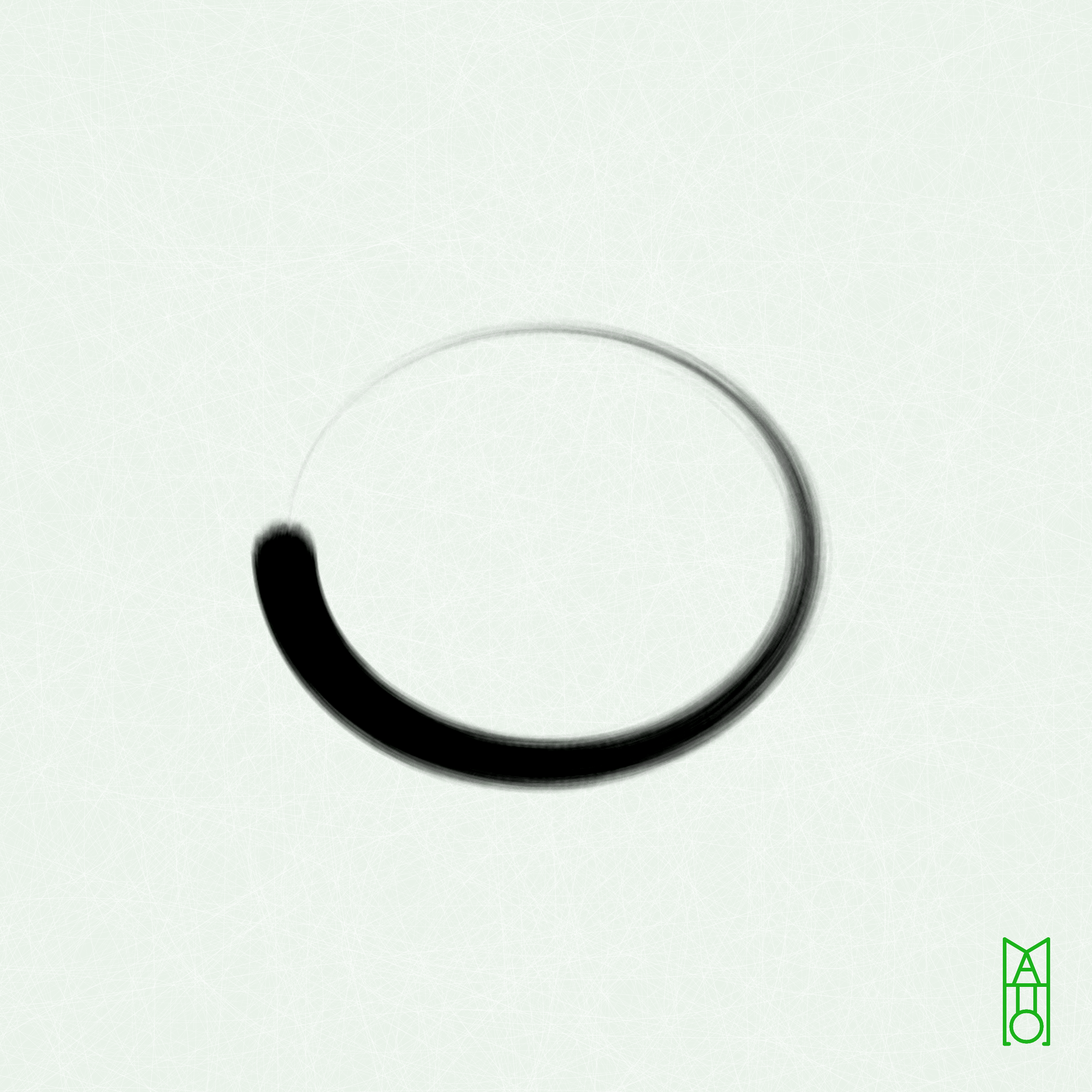 Art Blocks - Art Blocks v2 - Ensō #944 - NFT # 34000944