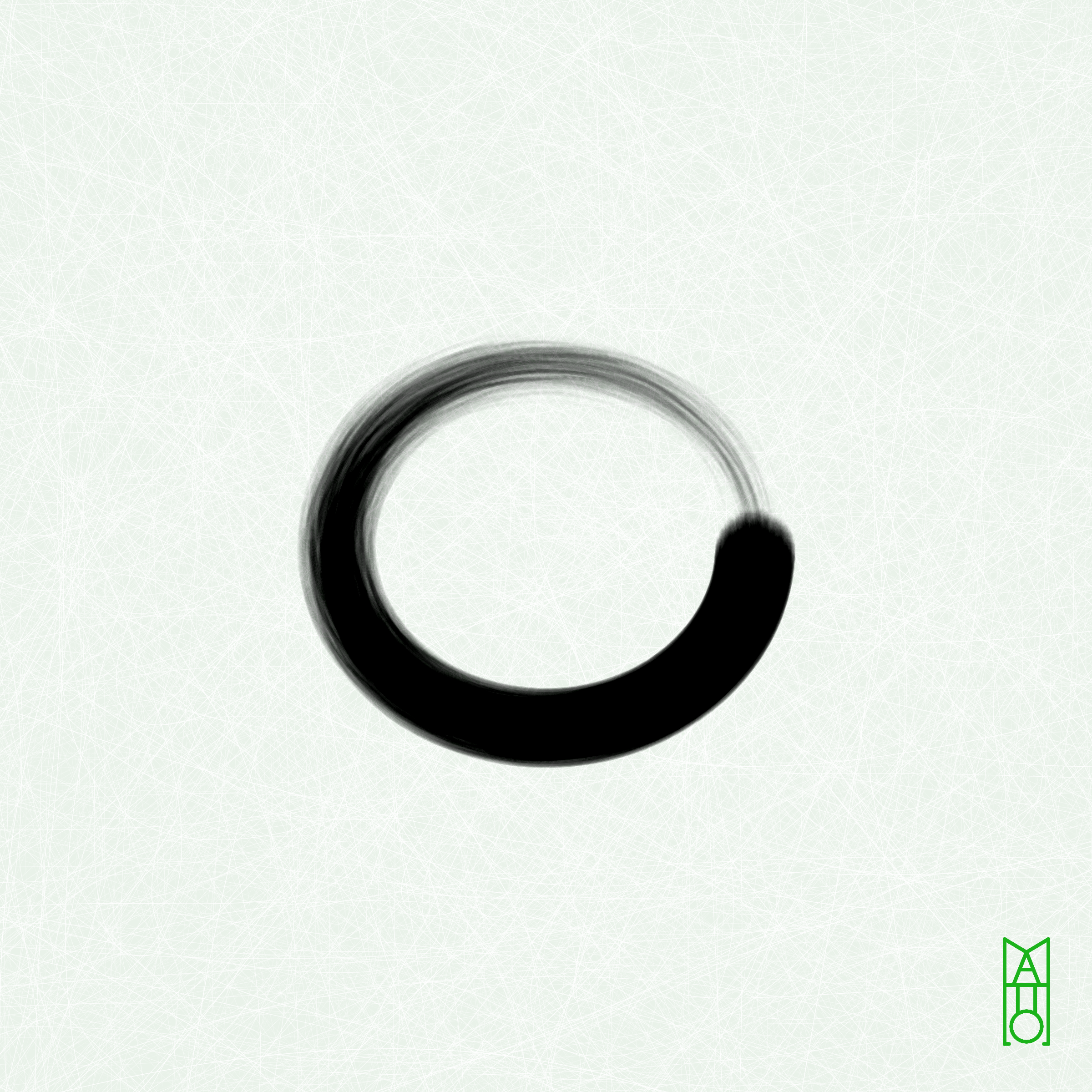 Art Blocks - Art Blocks v2 - Ensō #953 - NFT # 34000953