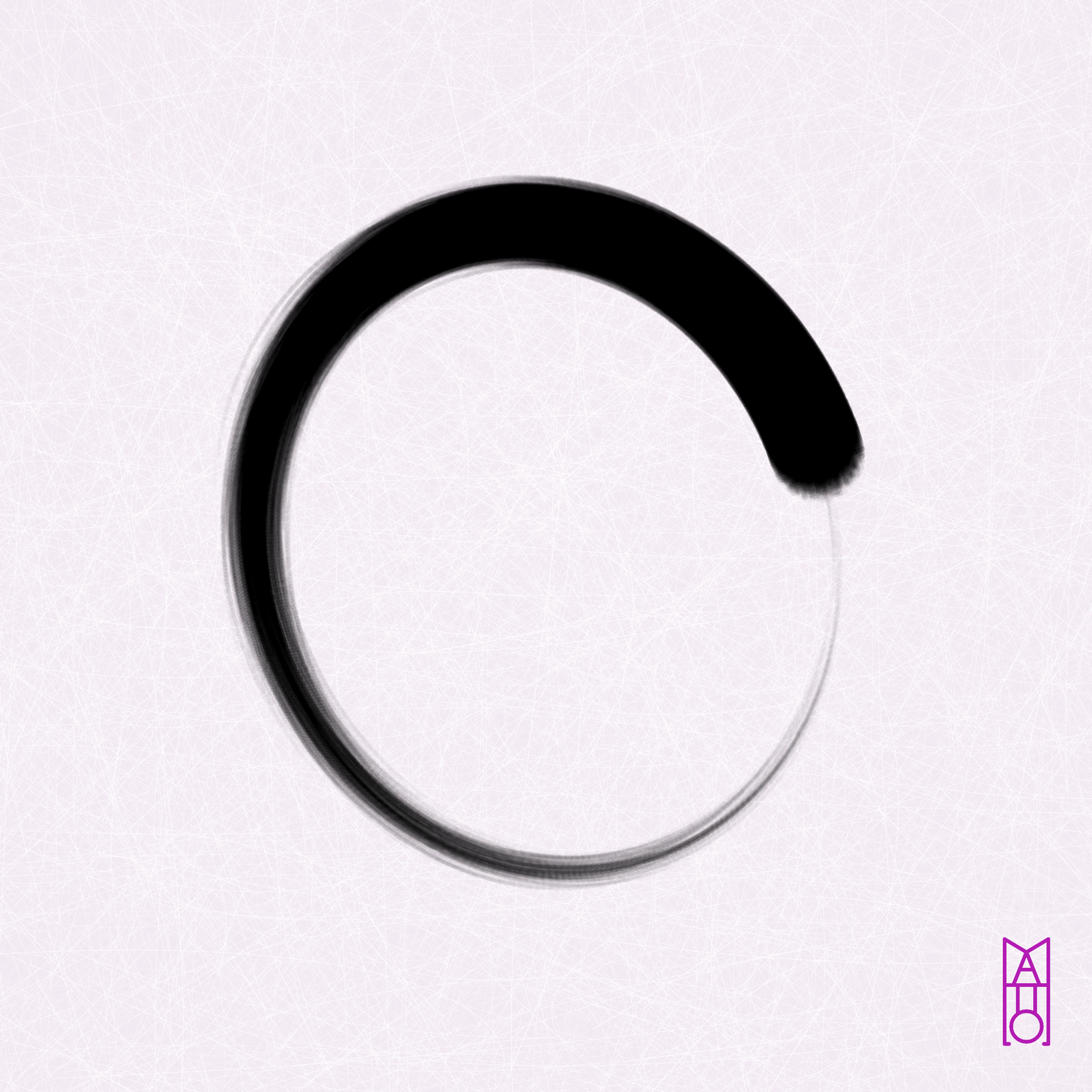 Art Blocks - Art Blocks v2 - Ensō #955 - NFT # 34000955