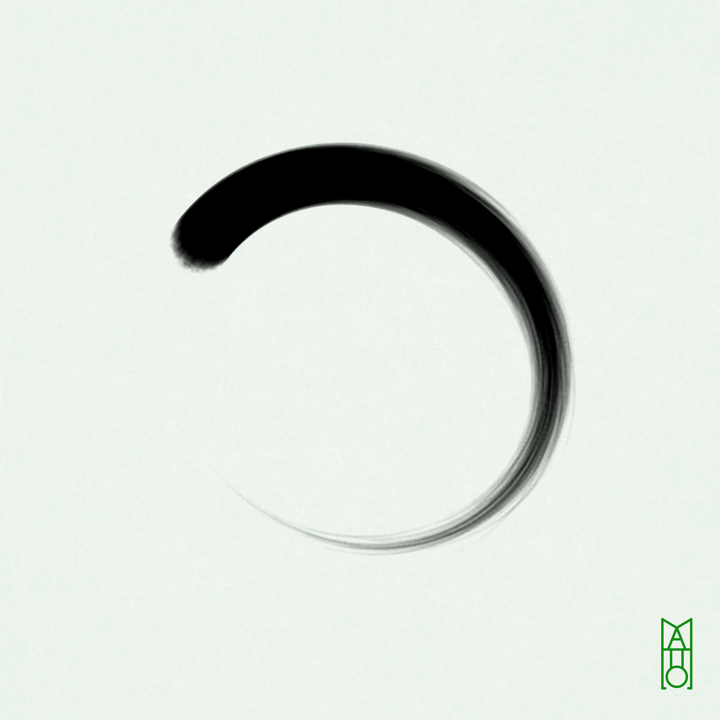 Art Blocks - Art Blocks v2 - Ensō #958 - NFT # 34000958