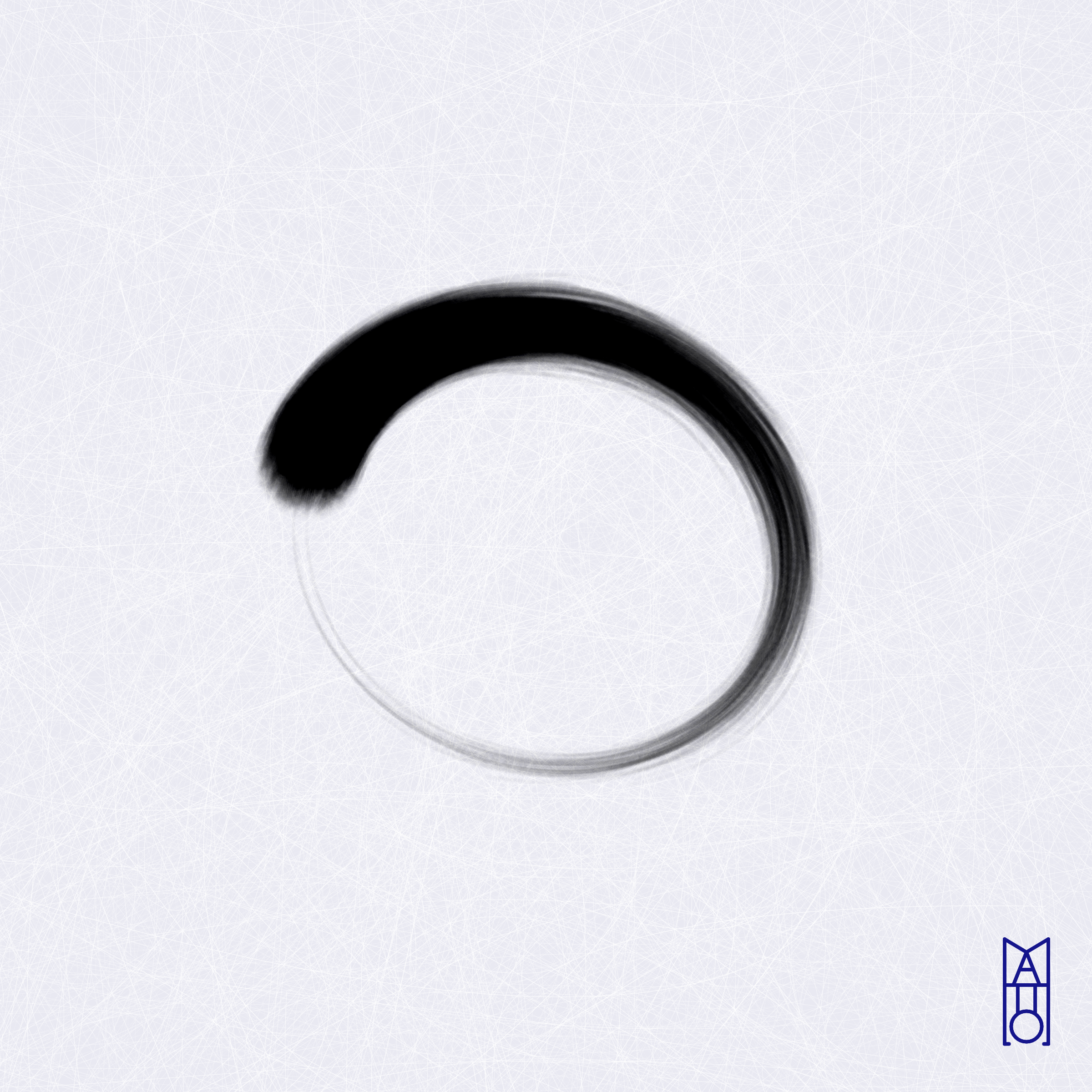 Art Blocks - Art Blocks v2 - Ensō #962 - NFT # 34000962