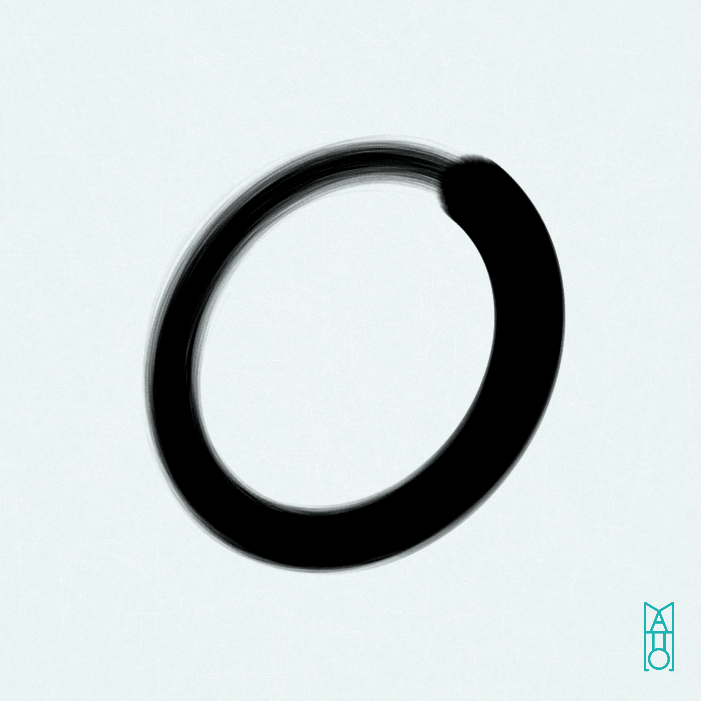 Art Blocks - Art Blocks v2 - Ensō #967 - NFT # 34000967