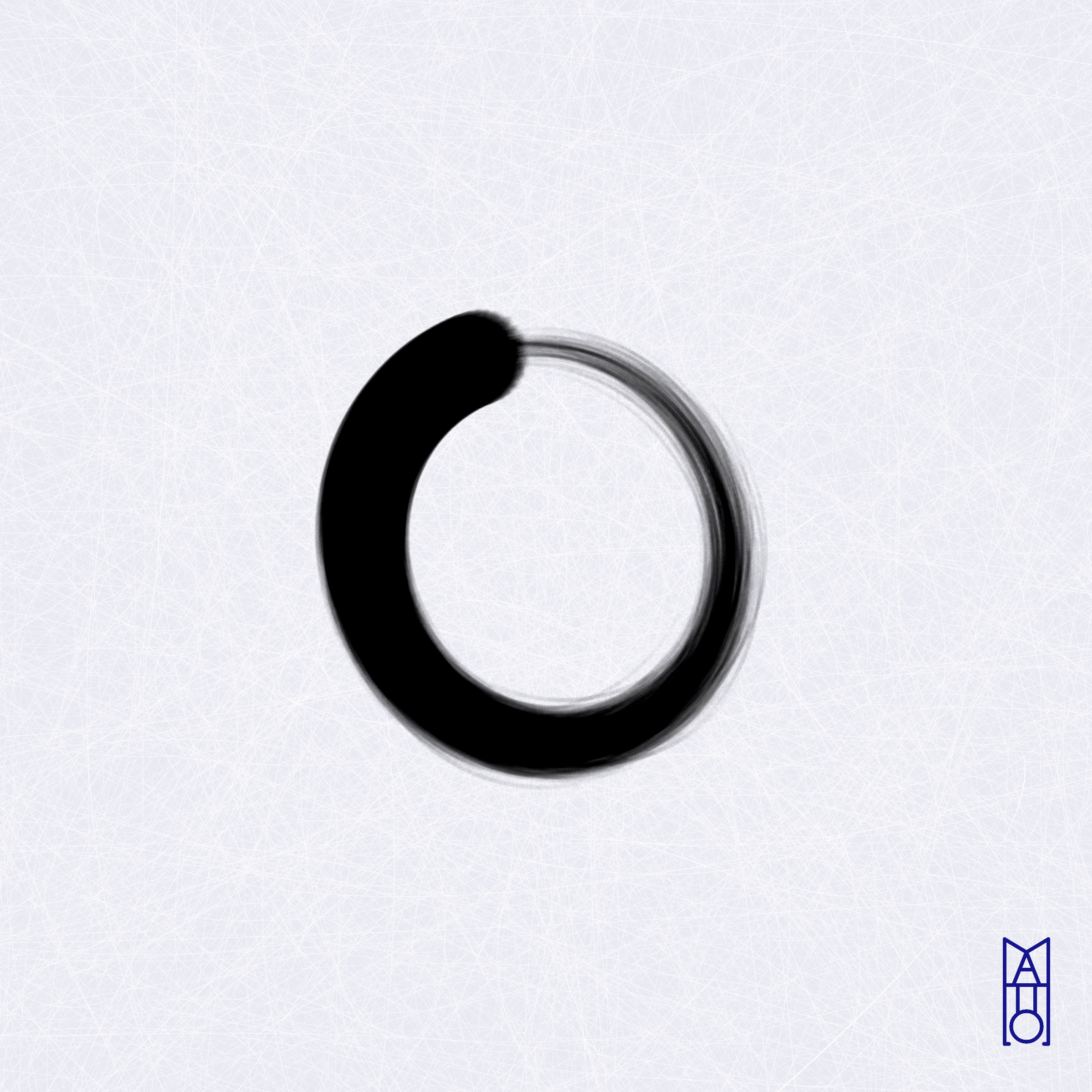 Art Blocks - Art Blocks v2 - Ensō #972 - NFT # 34000972