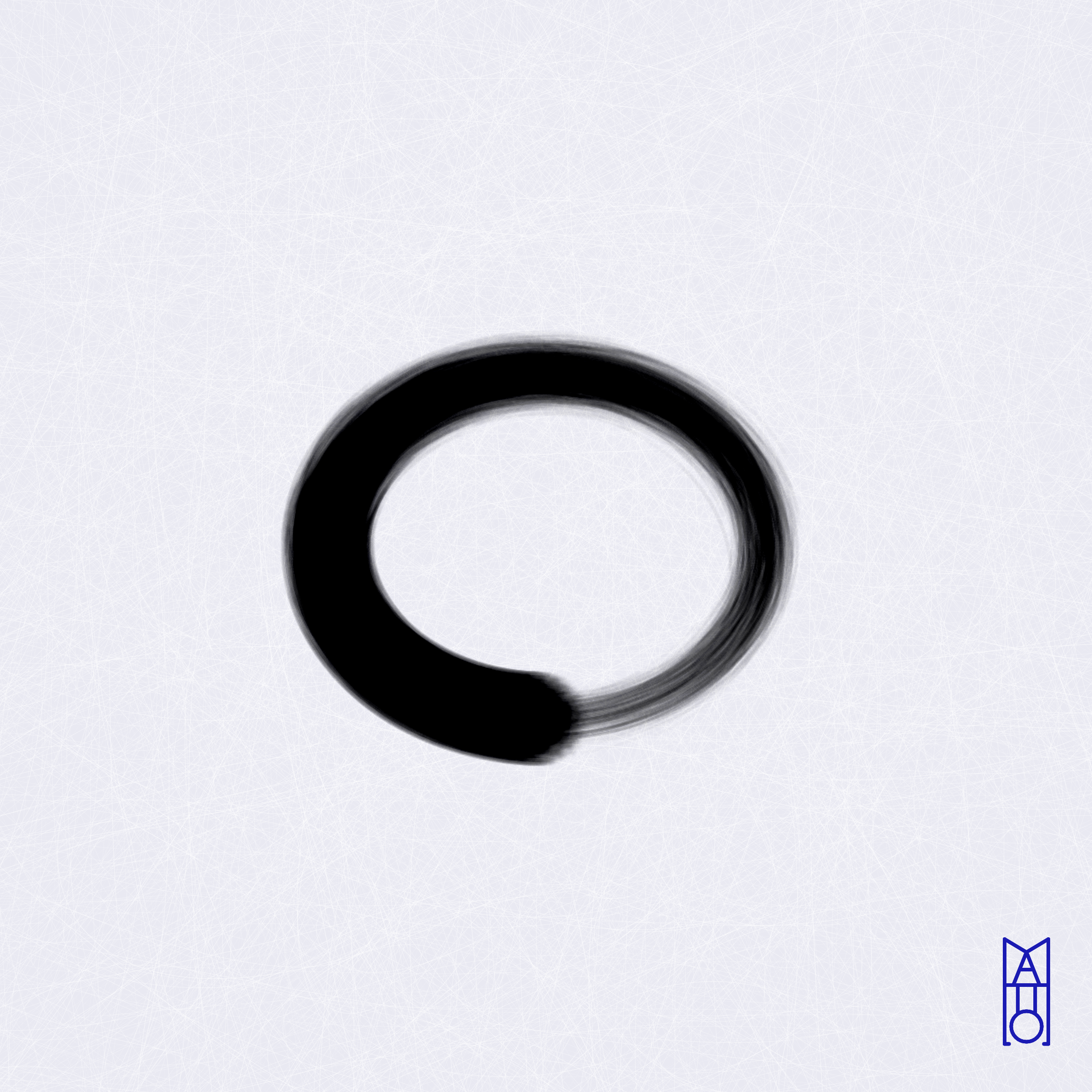 Art Blocks - Art Blocks v2 - Ensō #975 - NFT # 34000975