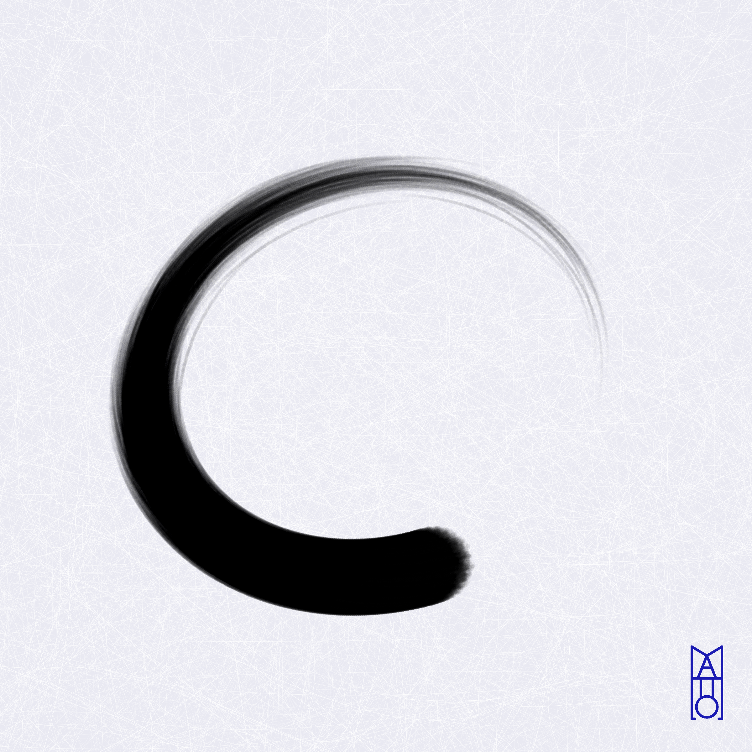 Art Blocks - Art Blocks v2 - Ensō #976 - NFT # 34000976