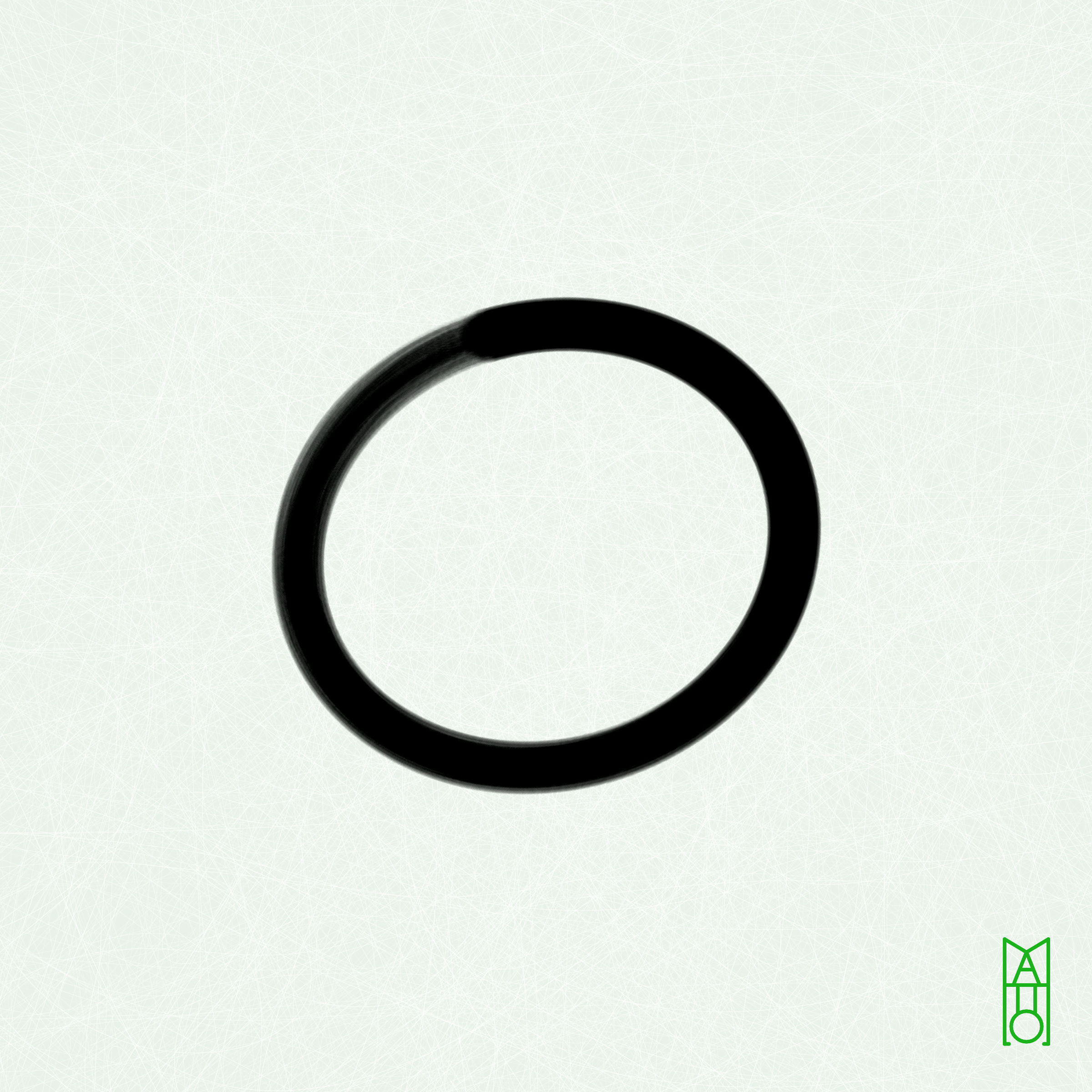 Art Blocks - Art Blocks v2 - Ensō #979 - NFT # 34000979