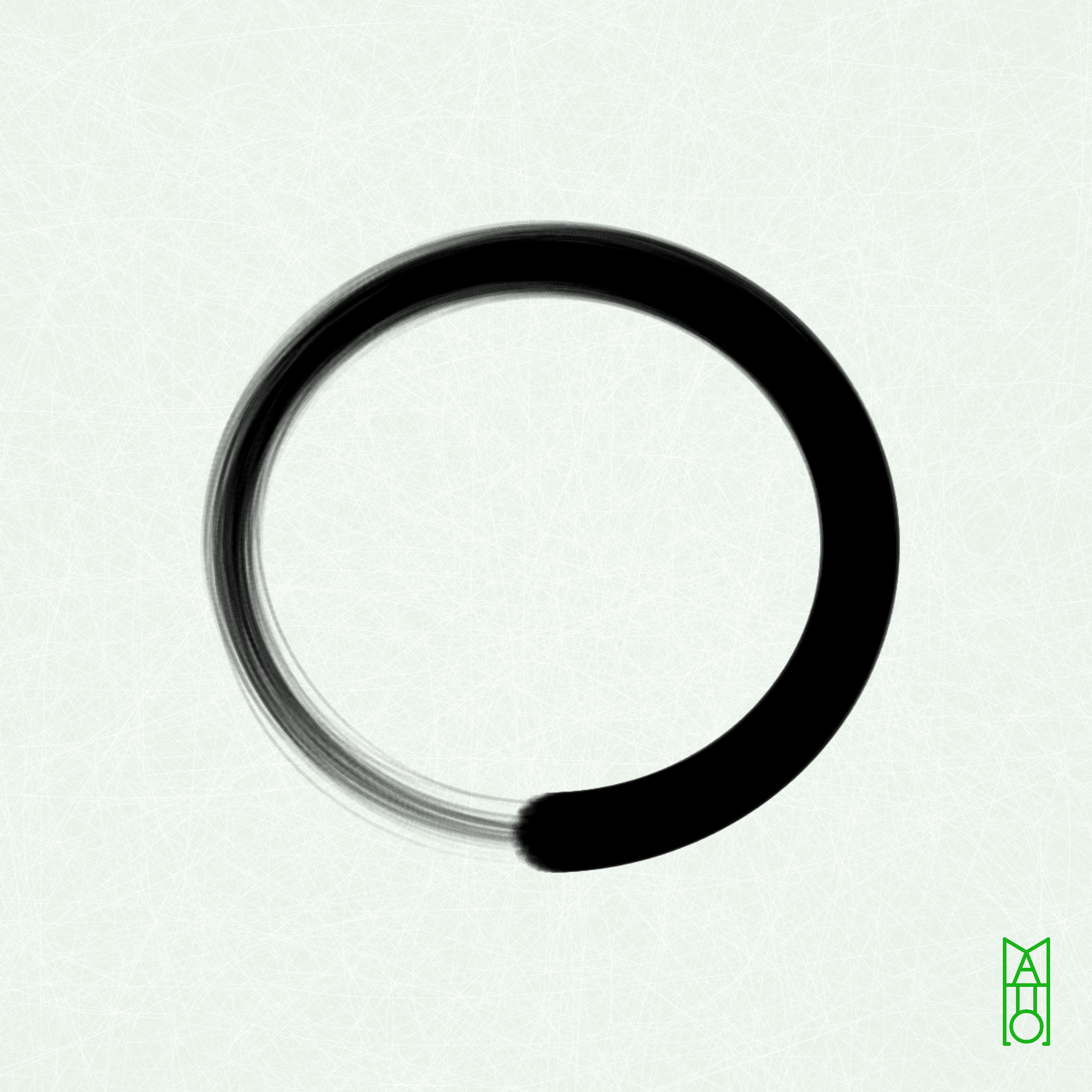 Art Blocks - Art Blocks v2 - Ensō #984 - NFT # 34000984