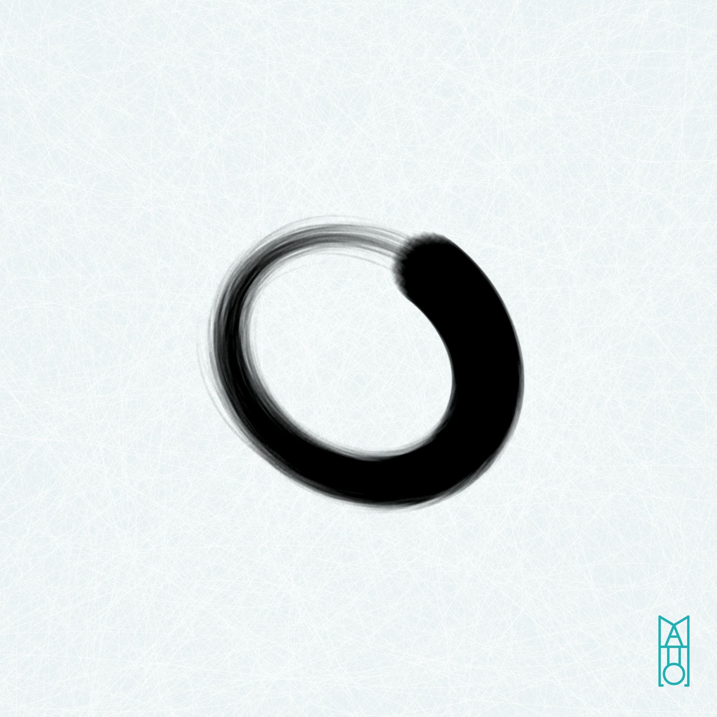 Art Blocks - Art Blocks v2 - Ensō #986 - NFT # 34000986