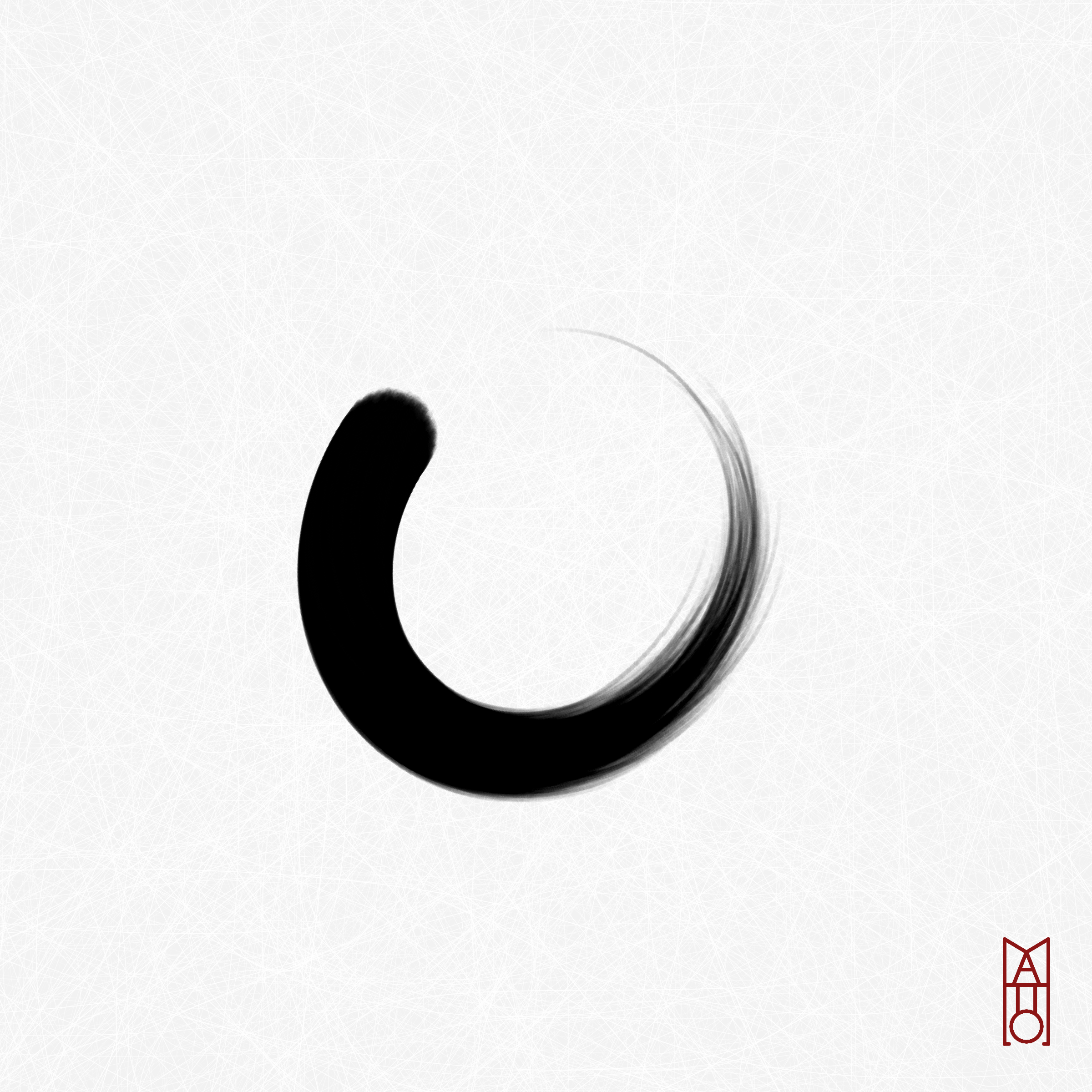 Art Blocks - Art Blocks v2 - Ensō #993 - NFT # 34000993