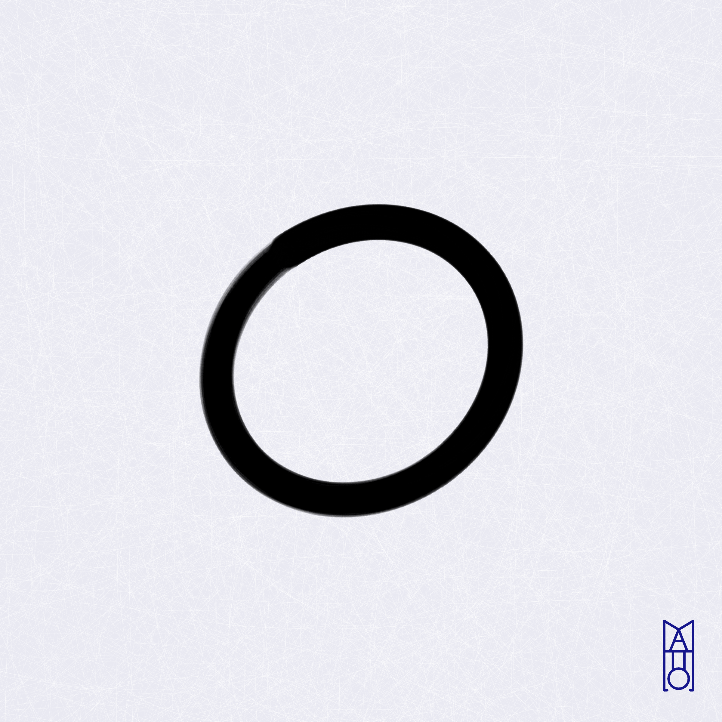 Art Blocks - Art Blocks v2 - Ensō #995 - NFT # 34000995