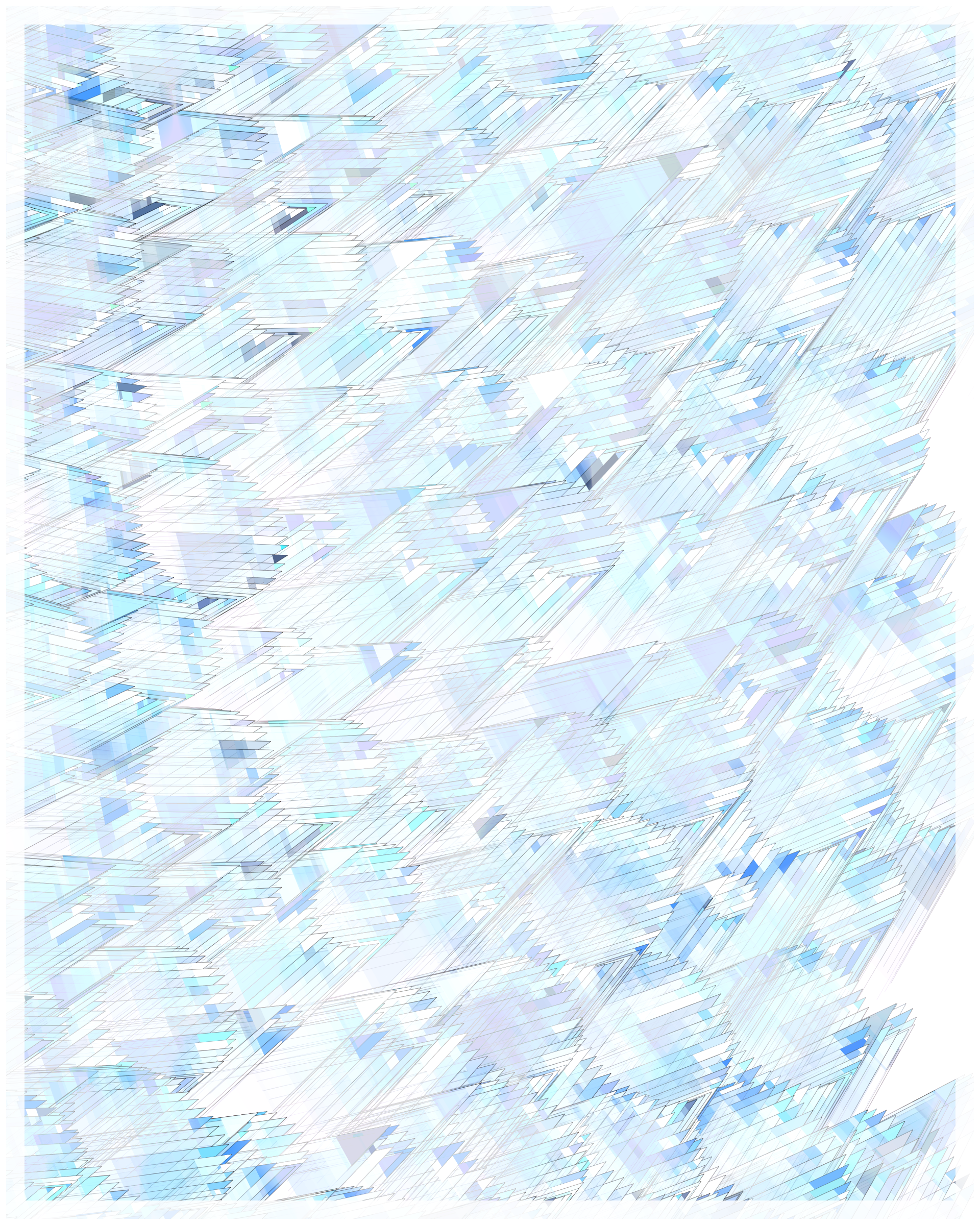 Art Blocks - Art Blocks v2 - Glass #34 - NFT # 344000034