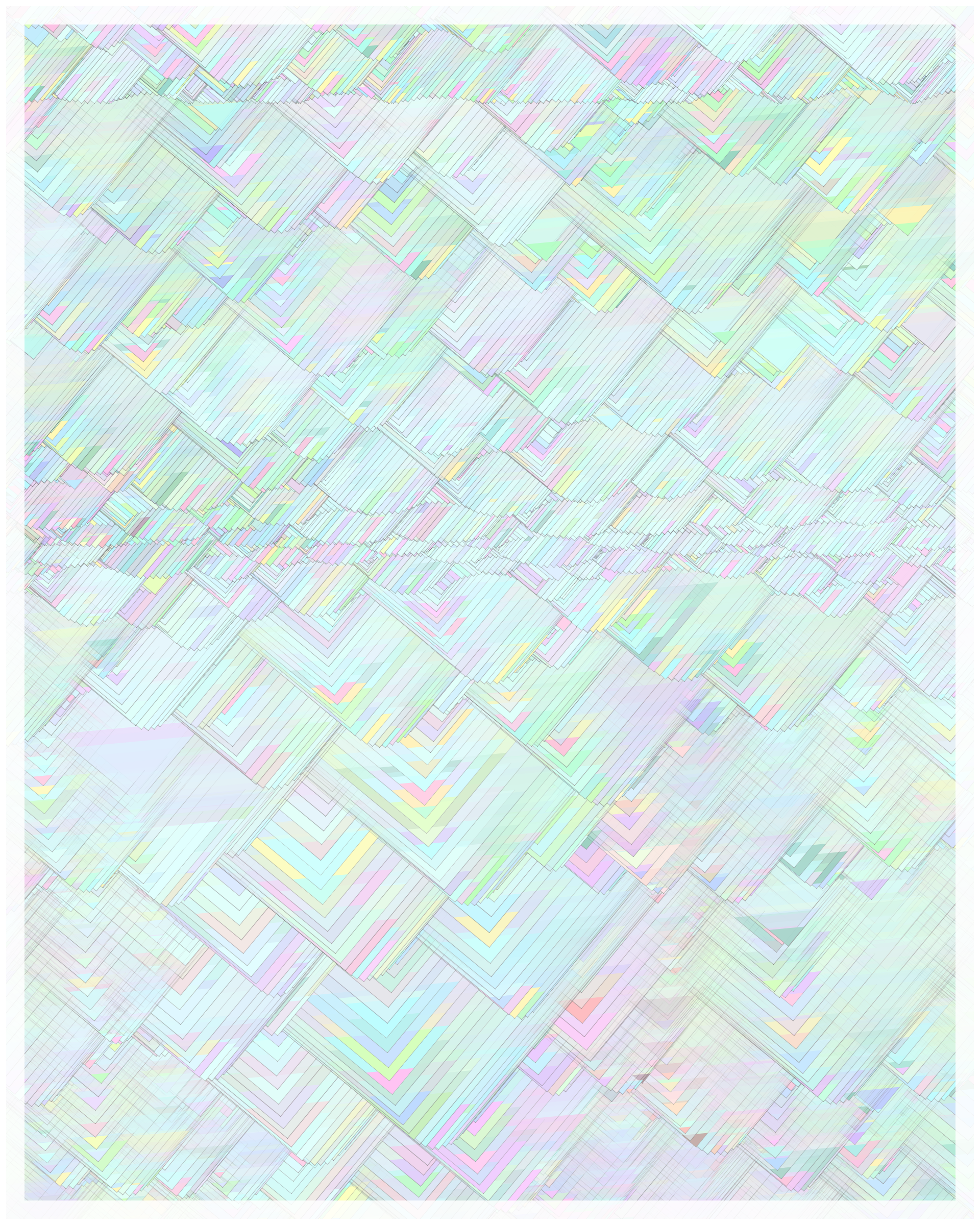 Art Blocks - Art Blocks v2 - Glass #49 - NFT # 344000049