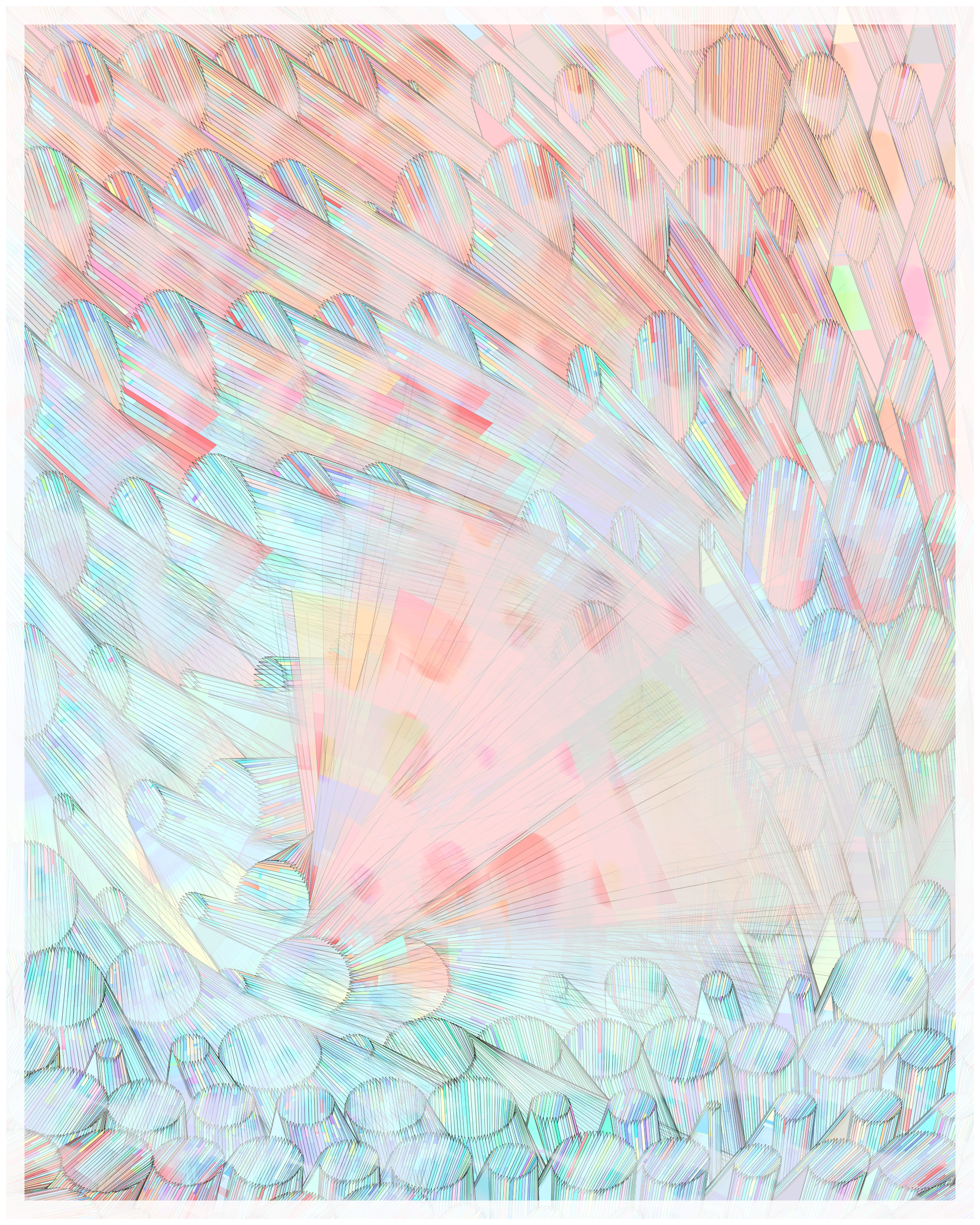 Art Blocks - Art Blocks v2 - Glass #52 - NFT # 344000052