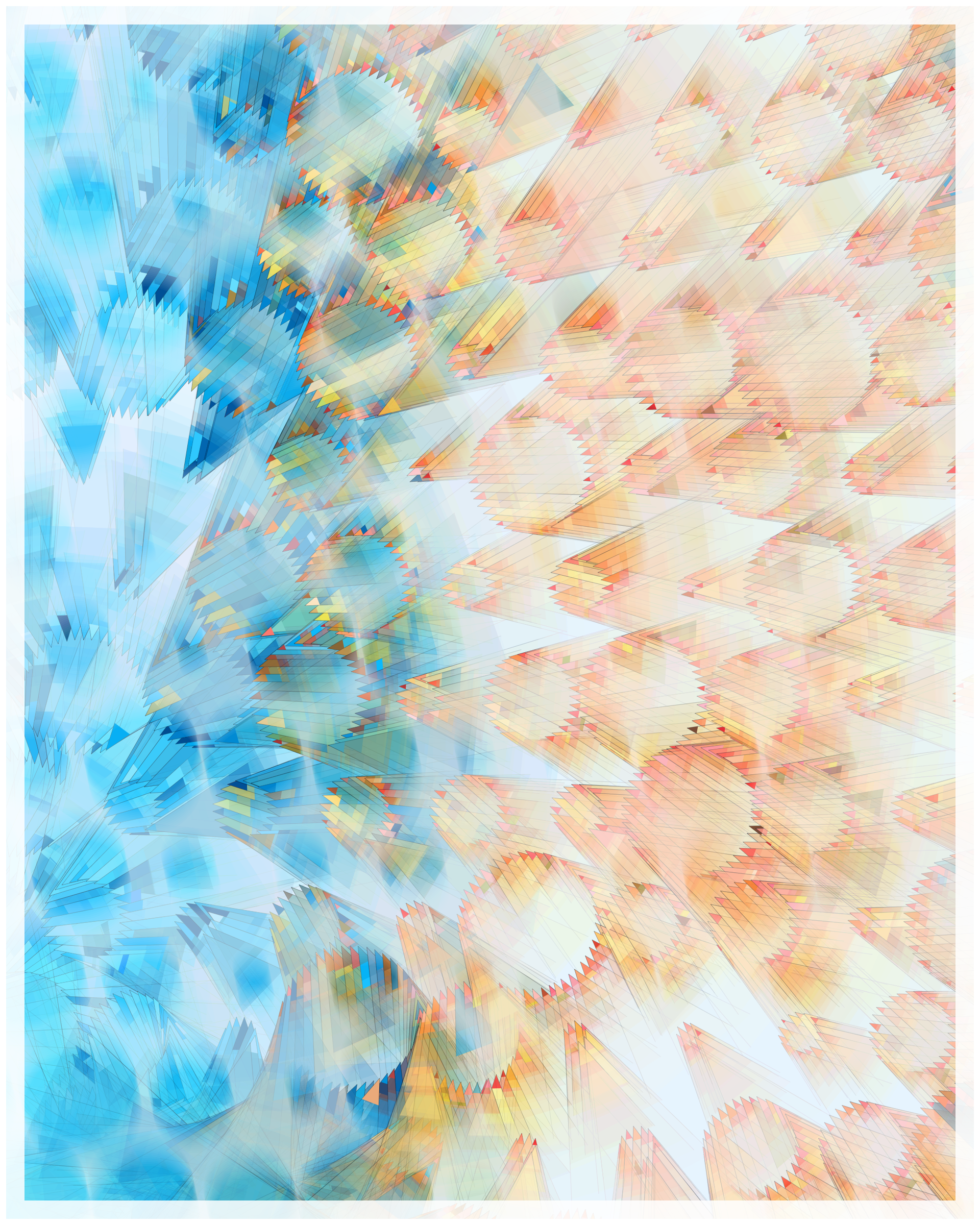 Art Blocks - Art Blocks v2 - Glass #53 - NFT # 344000053