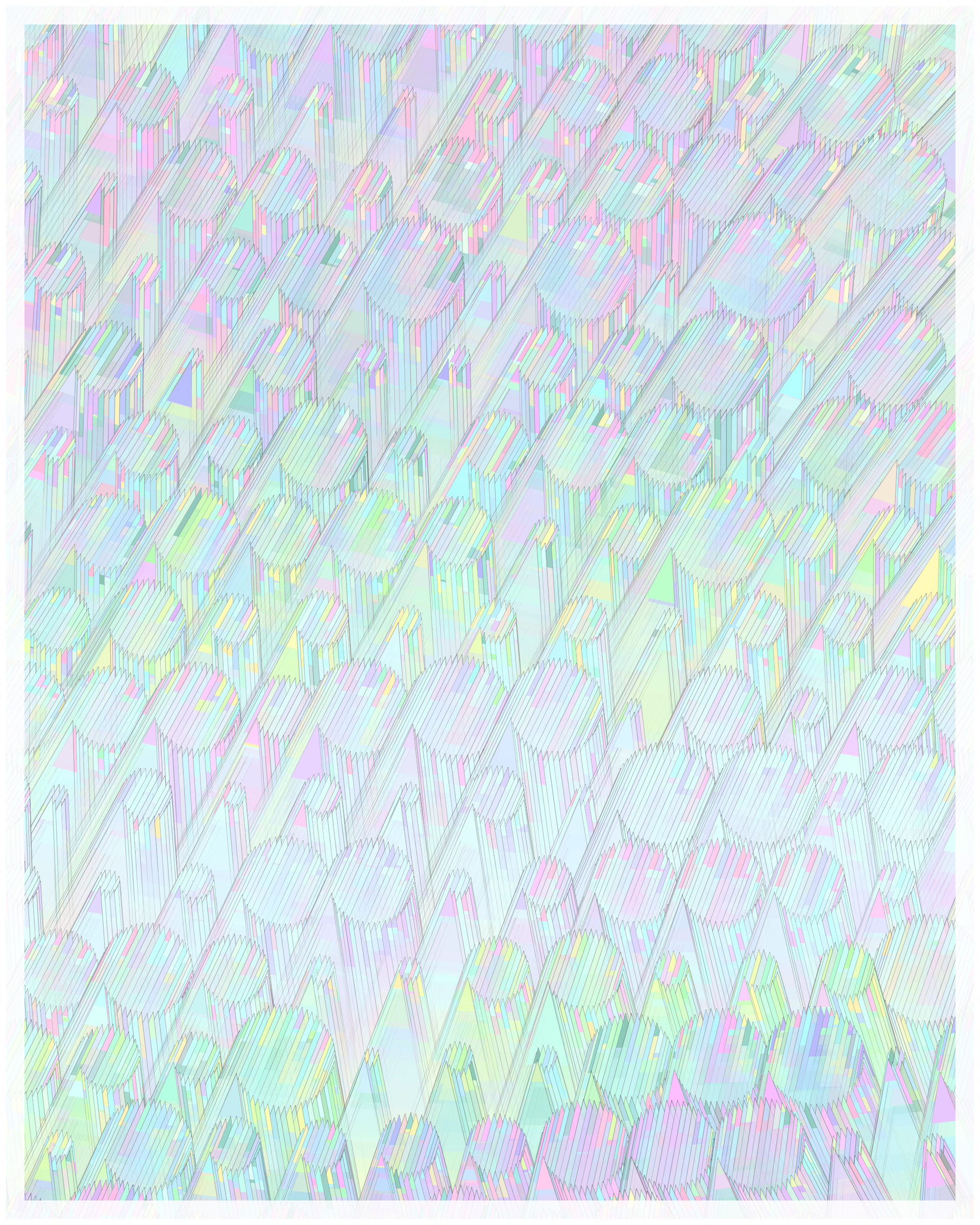 Art Blocks - Art Blocks v2 - Glass #64 - NFT # 344000064