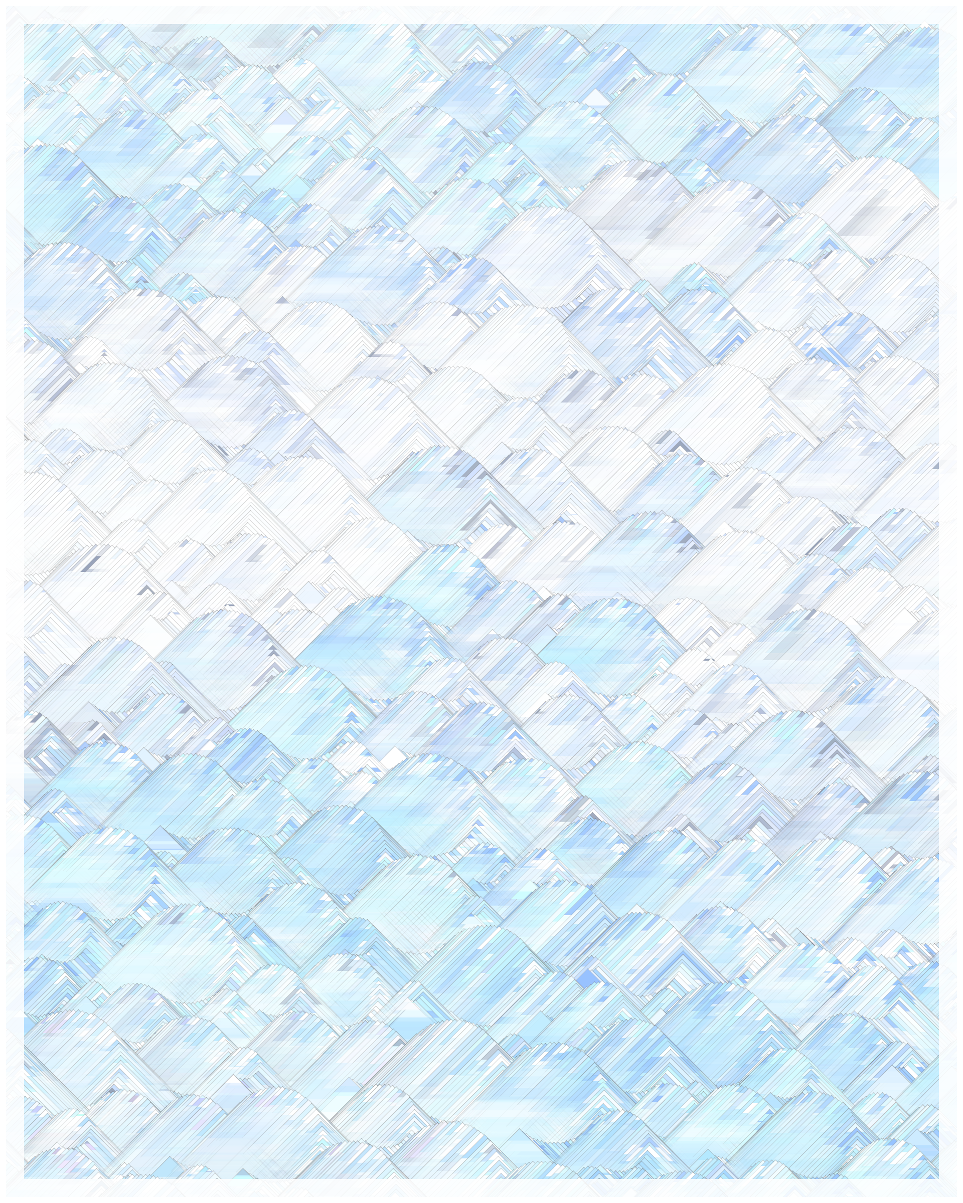 Art Blocks - Art Blocks v2 - Glass #76 - NFT # 344000076