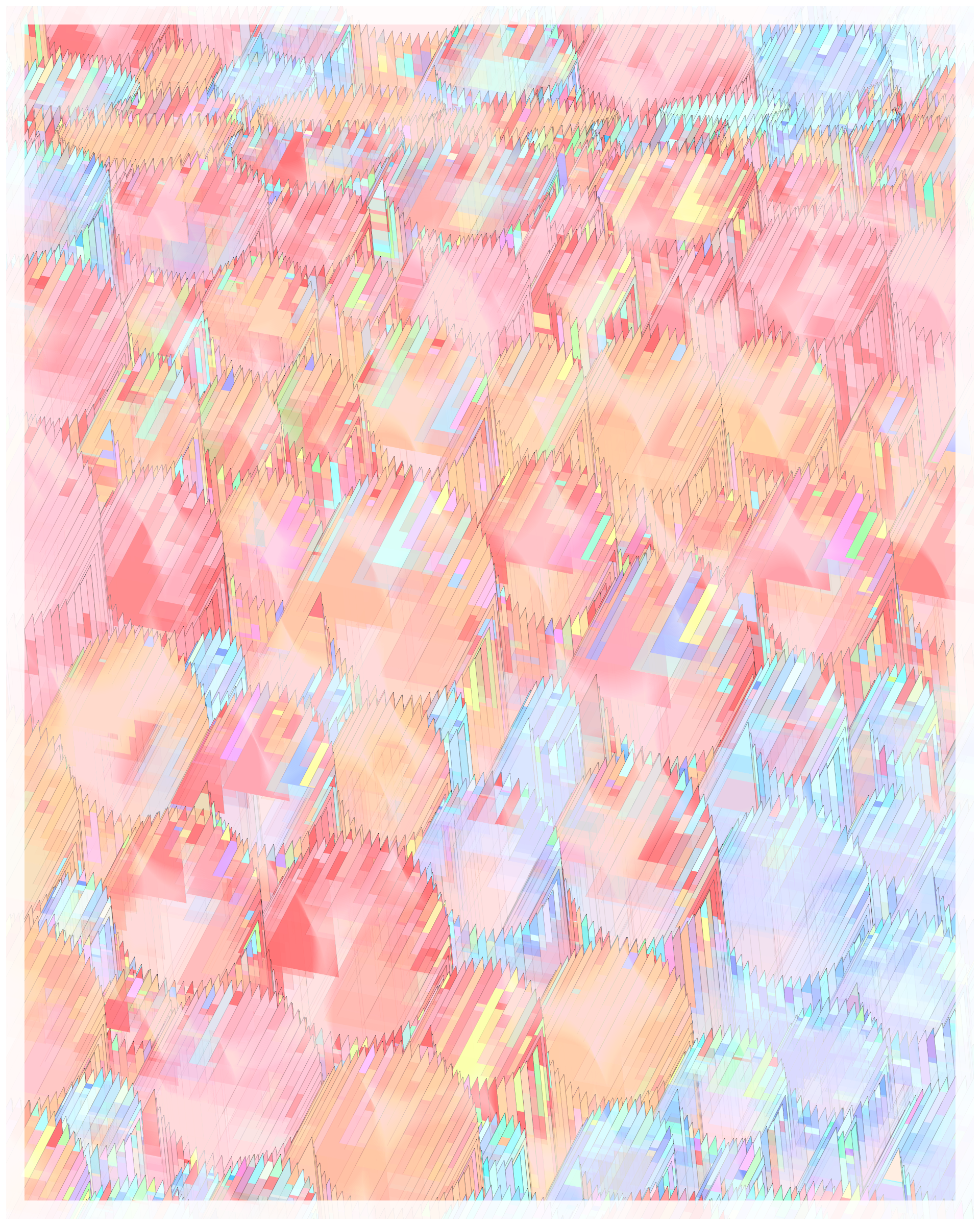 Art Blocks - Art Blocks v2 - Glass #79 - NFT # 344000079