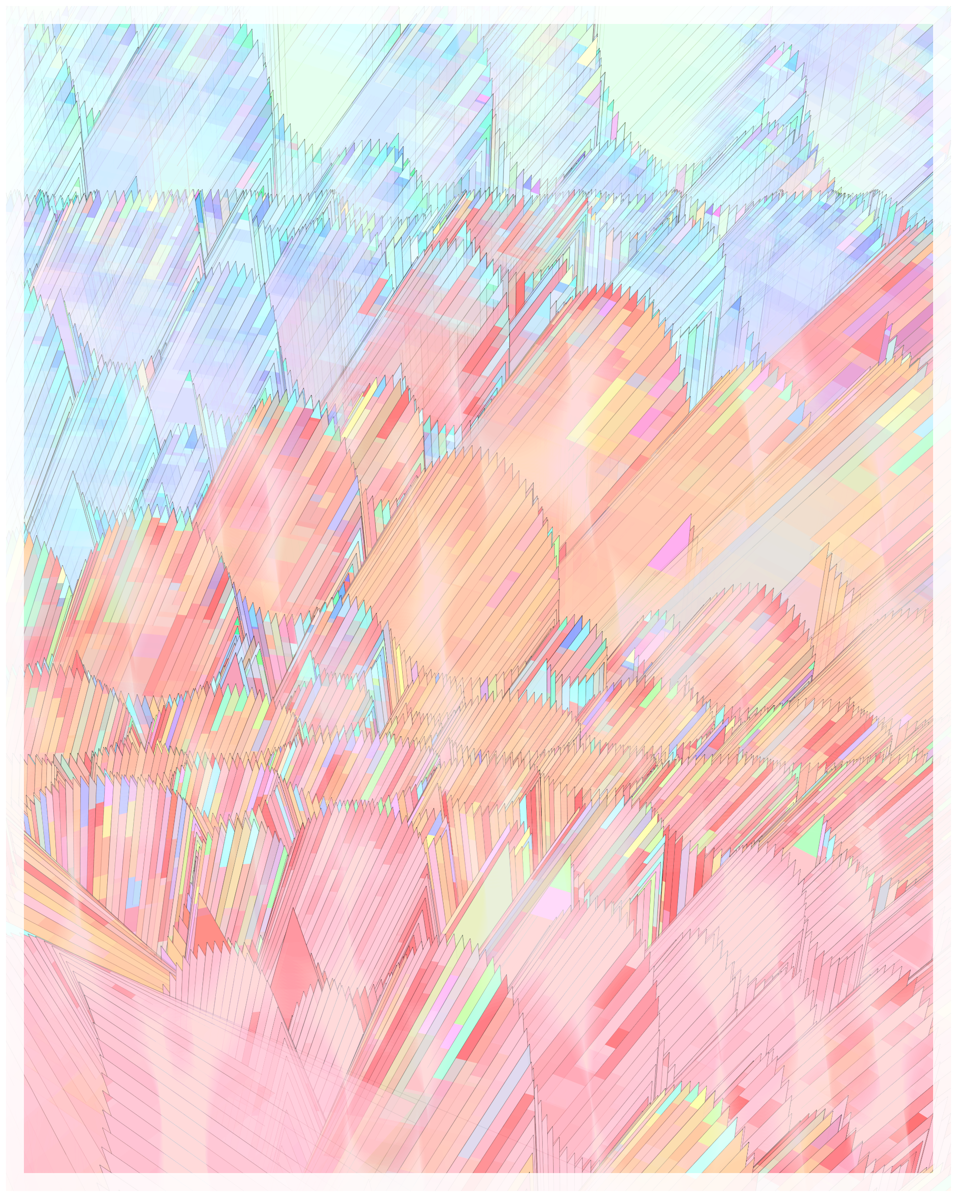 Art Blocks - Art Blocks v2 - Glass #85 - NFT # 344000085