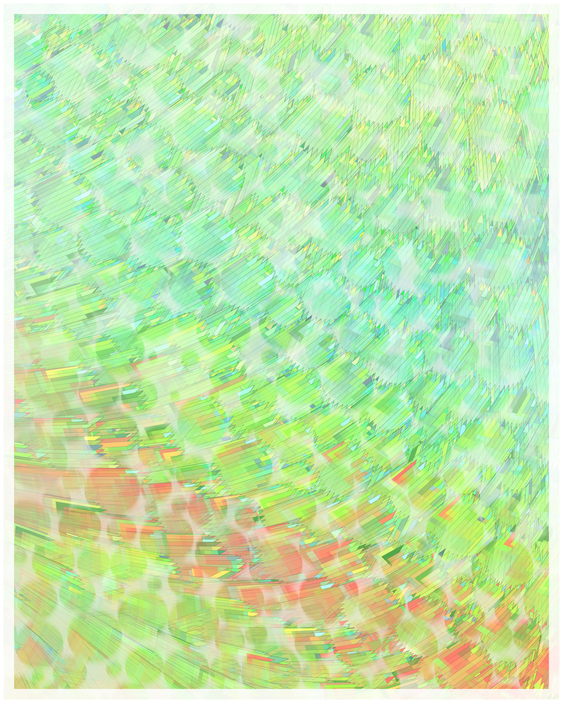 Art Blocks - Art Blocks v2 - Glass #93 - NFT # 344000093