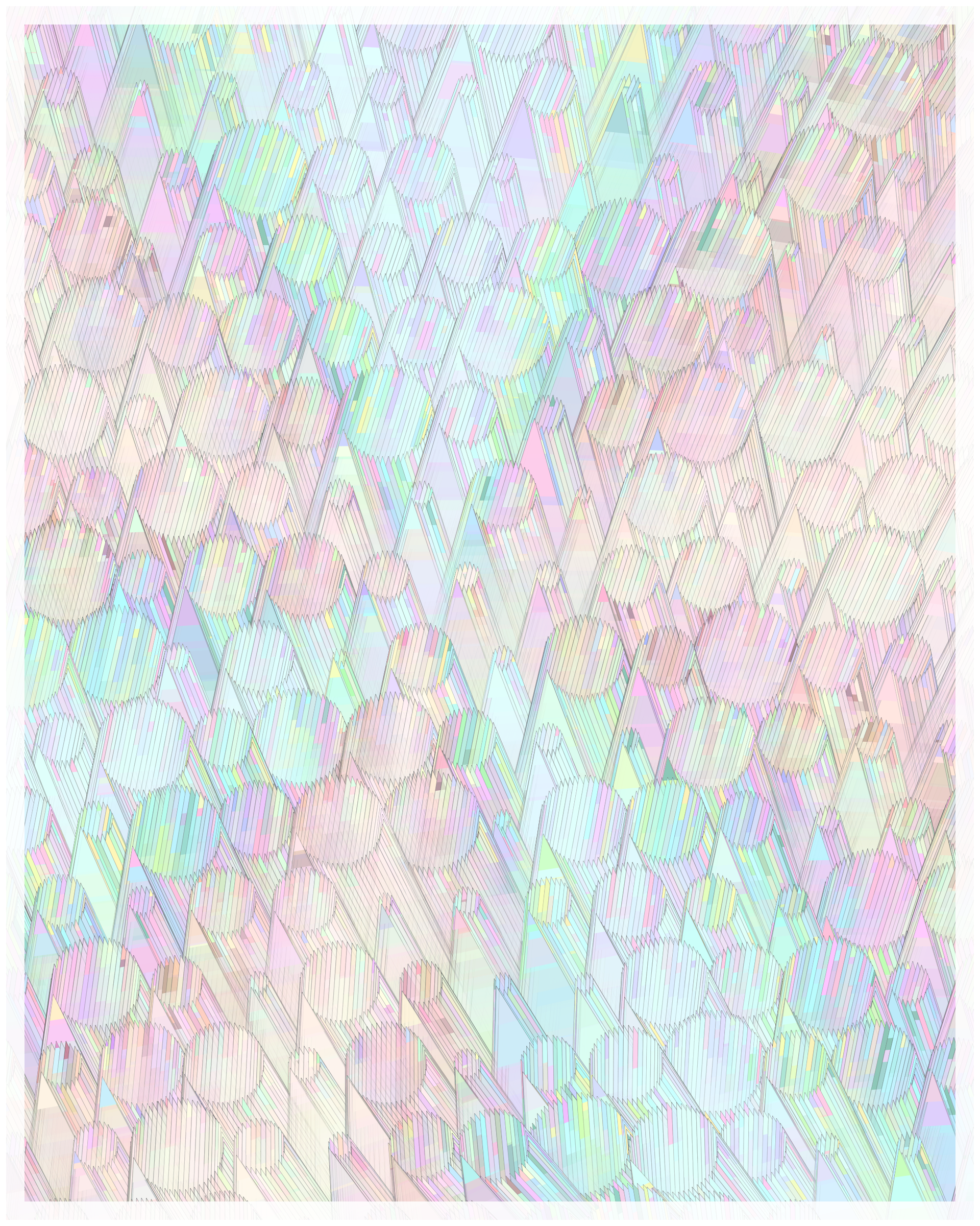 Art Blocks - Art Blocks v2 - Glass #95 - NFT # 344000095