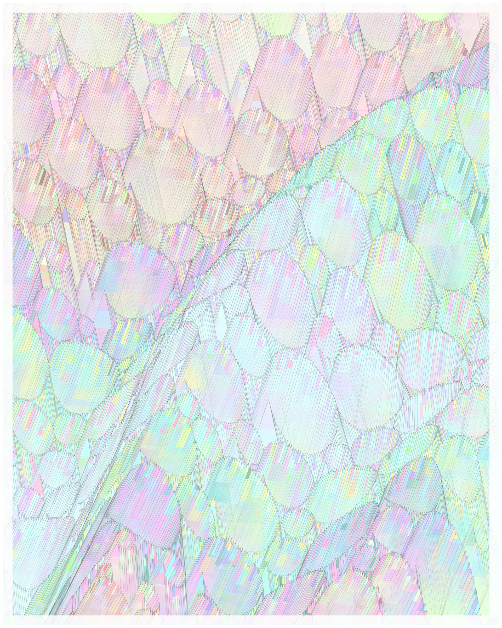 Art Blocks - Art Blocks v2 - Glass #98 - NFT # 344000098