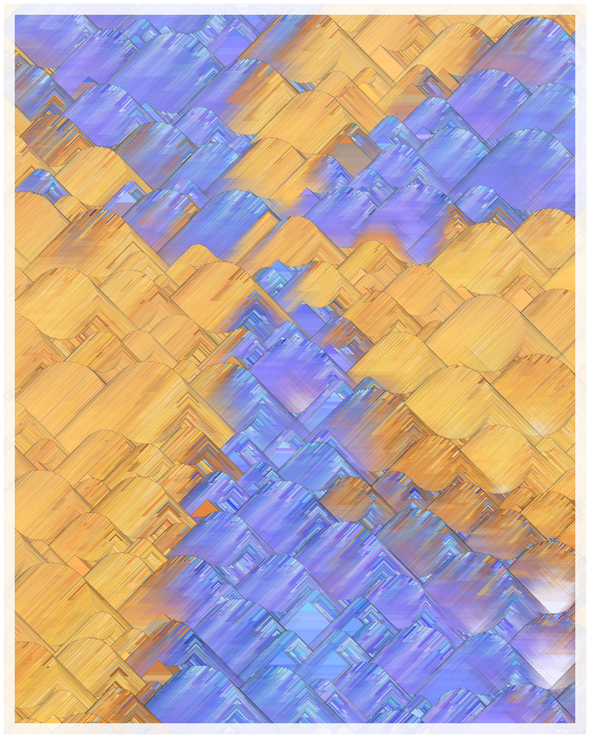 Art Blocks - Art Blocks v2 - Glass #105 - NFT # 344000105