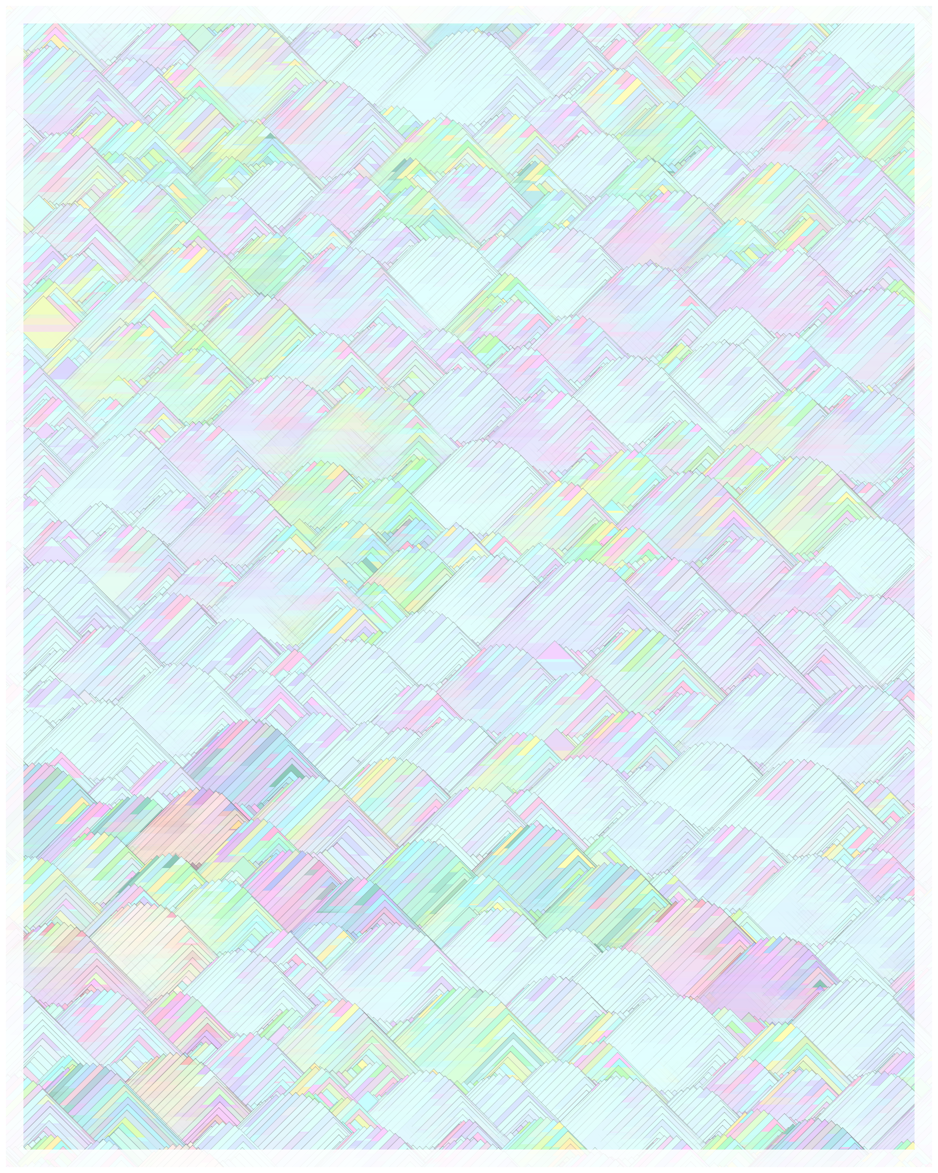 Art Blocks - Art Blocks v2 - Glass #127 - NFT # 344000127