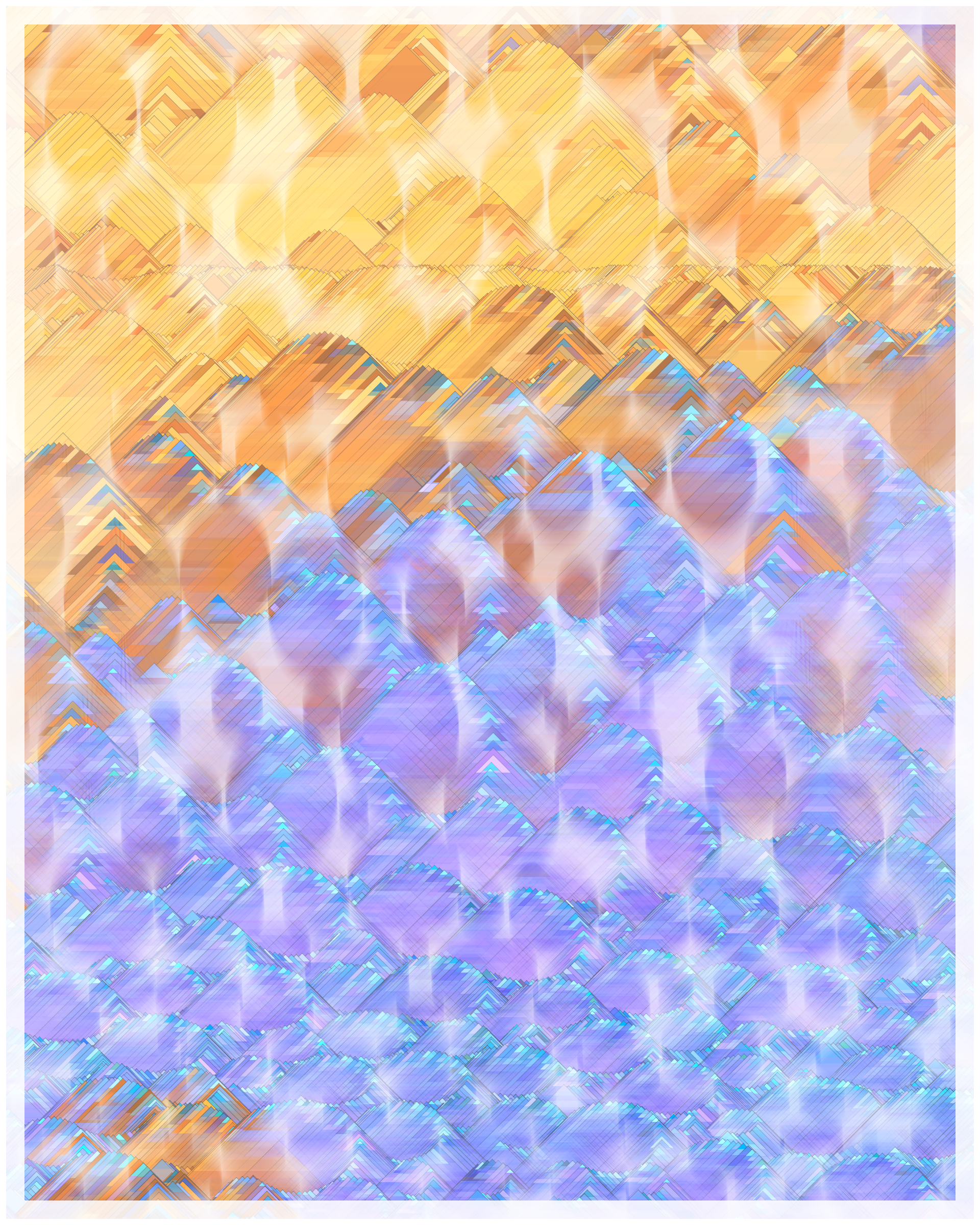 Art Blocks - Art Blocks v2 - Glass #134 - NFT # 344000134