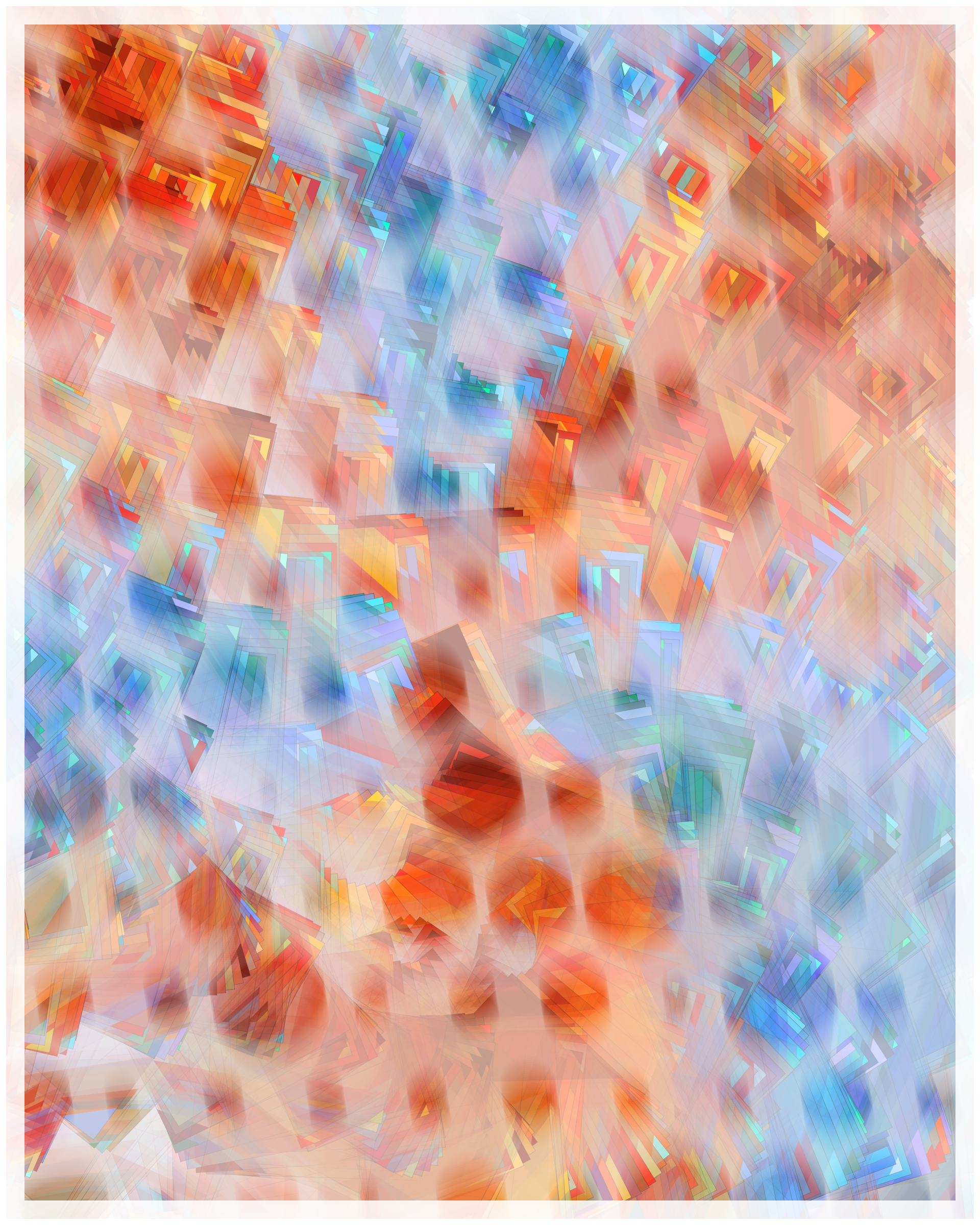 Art Blocks - Art Blocks v2 - Glass #138 - NFT # 344000138